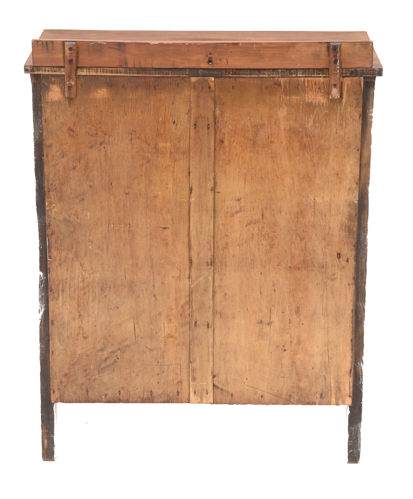 Vintage Bachelor Chest with White Trim