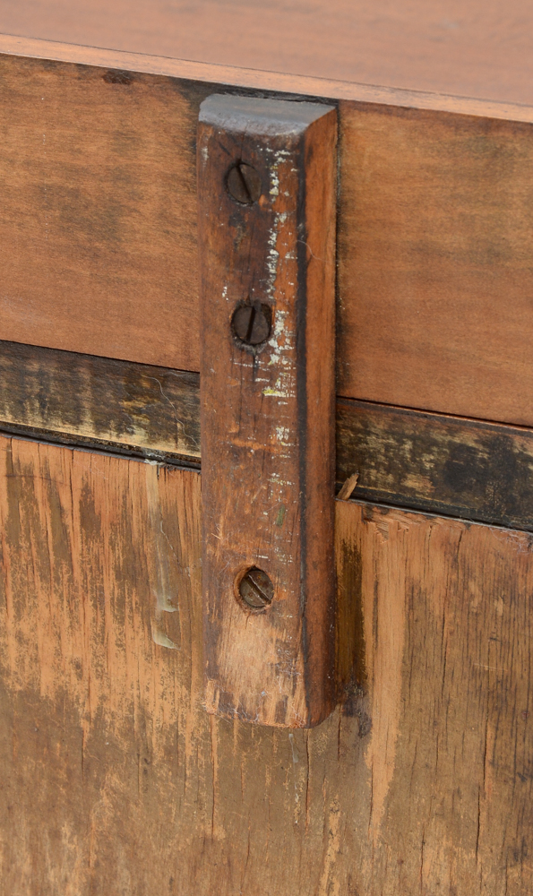 Vintage Bachelor Chest with White Trim