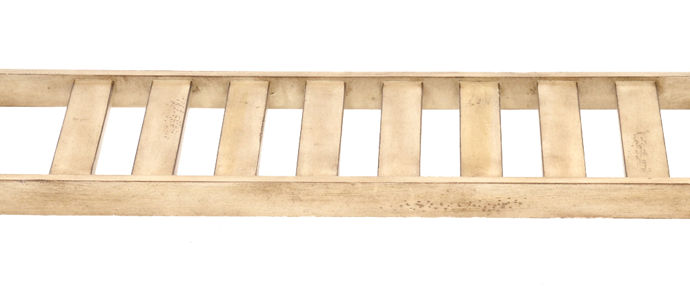 Console Table with Glass Insert