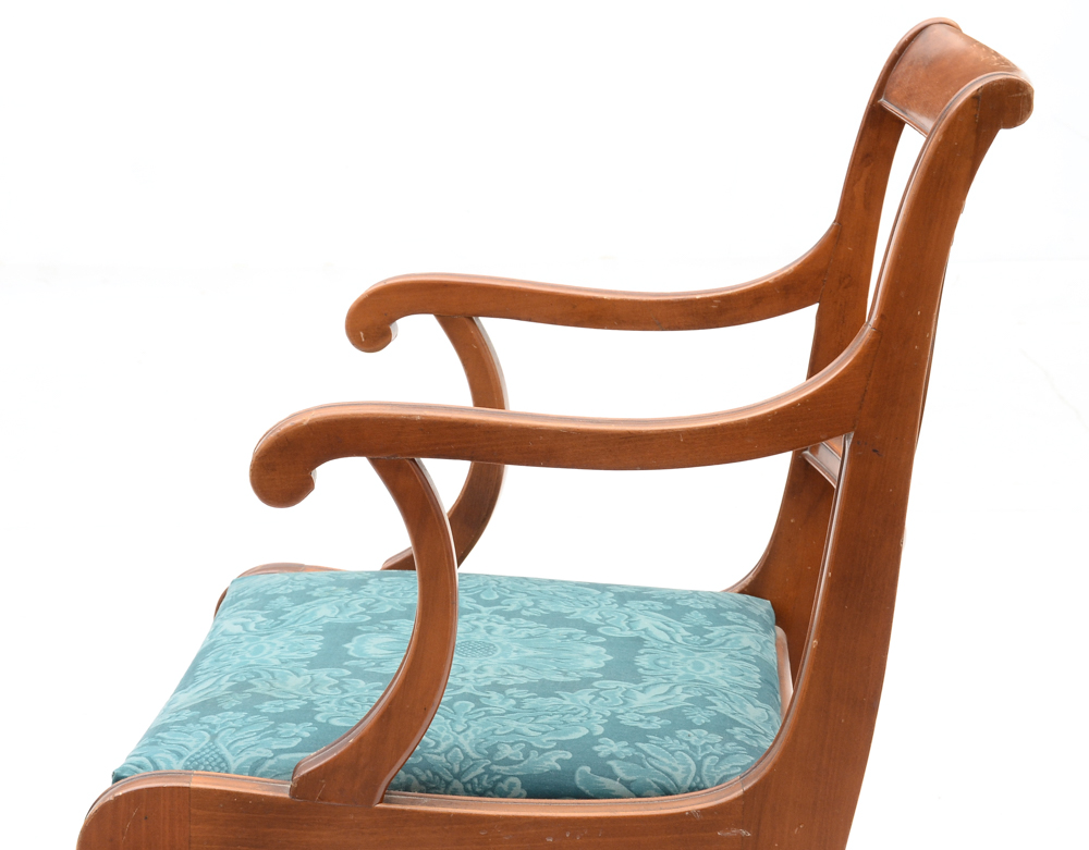 Mahogany Lyre Back Dining Chairs