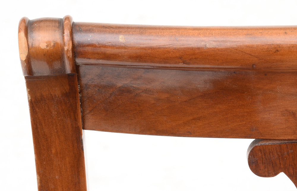Mahogany Lyre Back Dining Chairs