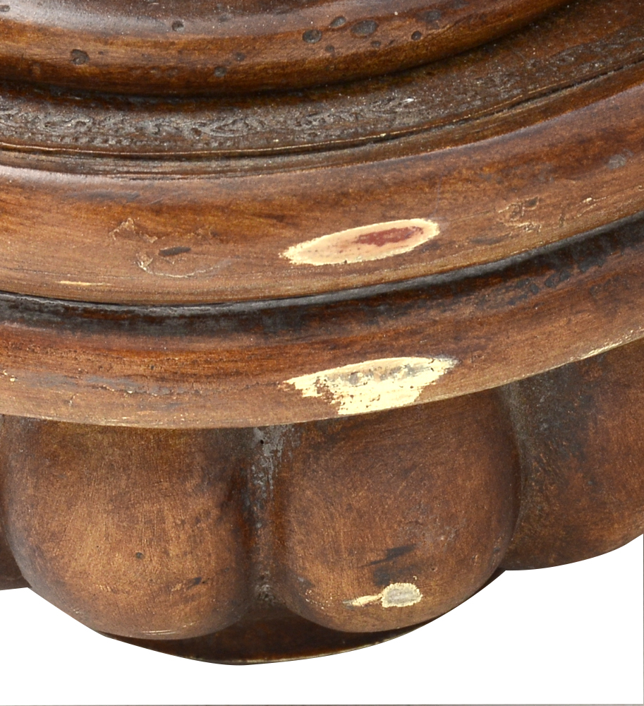 Decorative Leather Topped Coffee Table