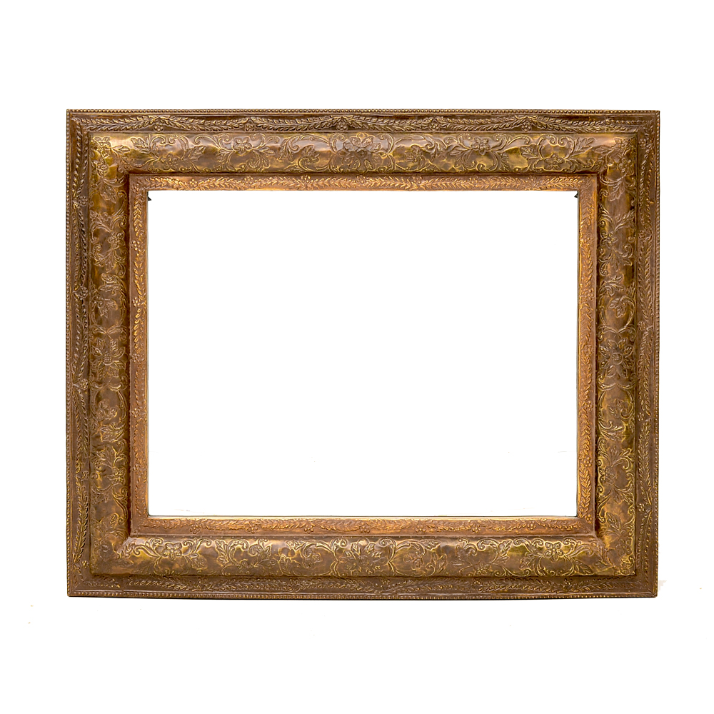 Decorative Brass Mirror