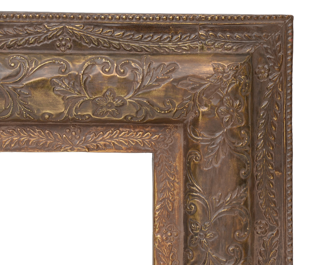 Decorative Brass Mirror