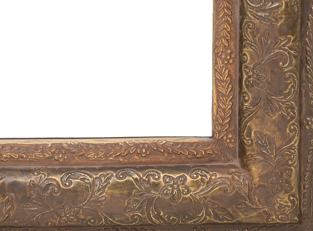 Decorative Brass Mirror
