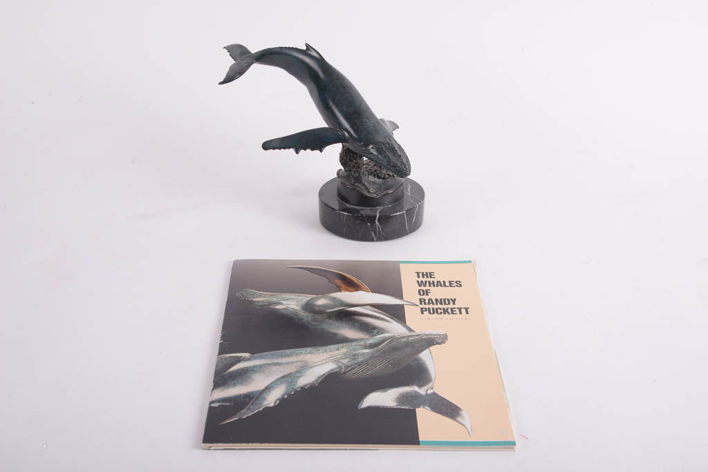 Randy Puckett Humpback Whale Limited Edition Bronze Sculpture
