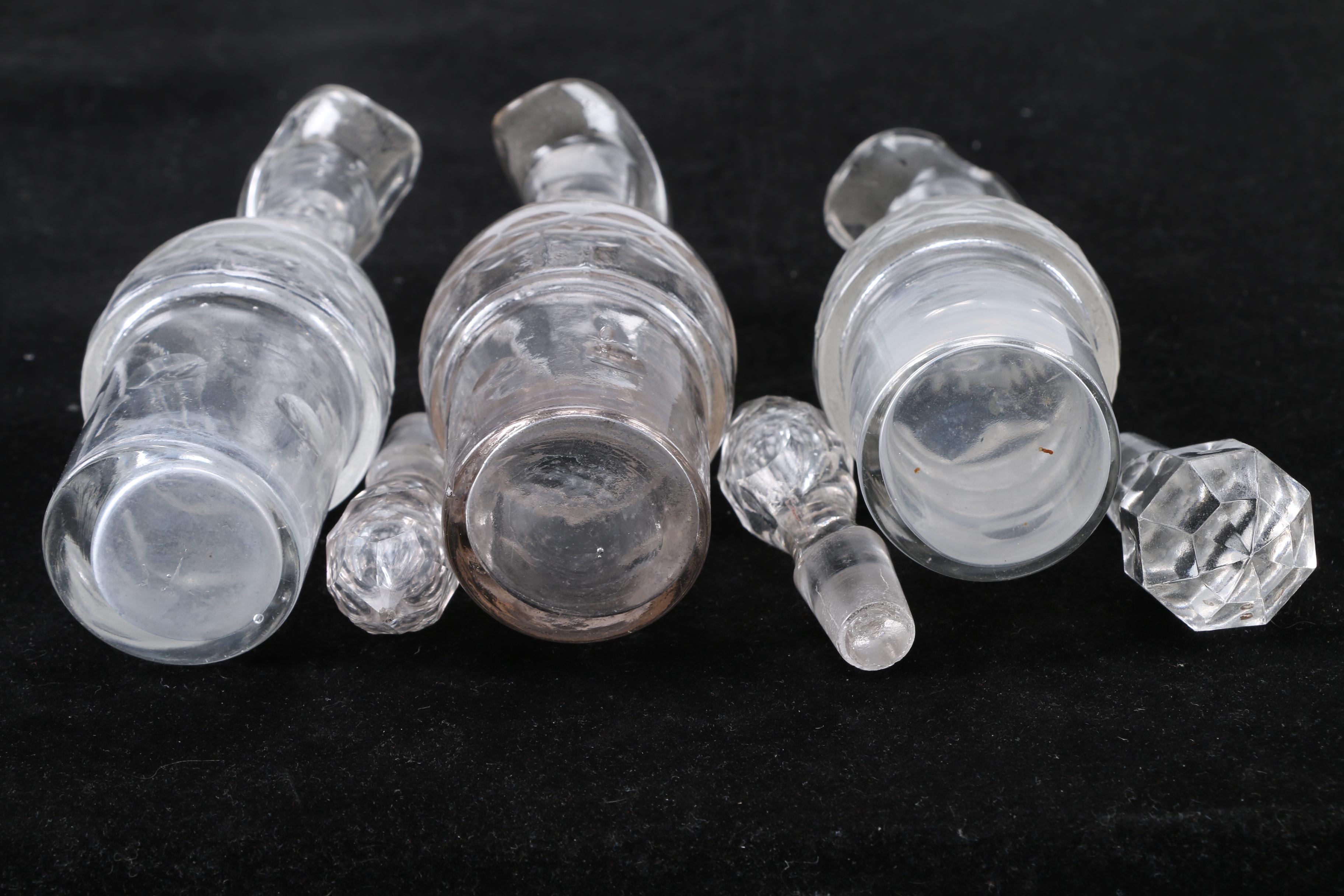 Crystal and Stainless Steel Cruet Set