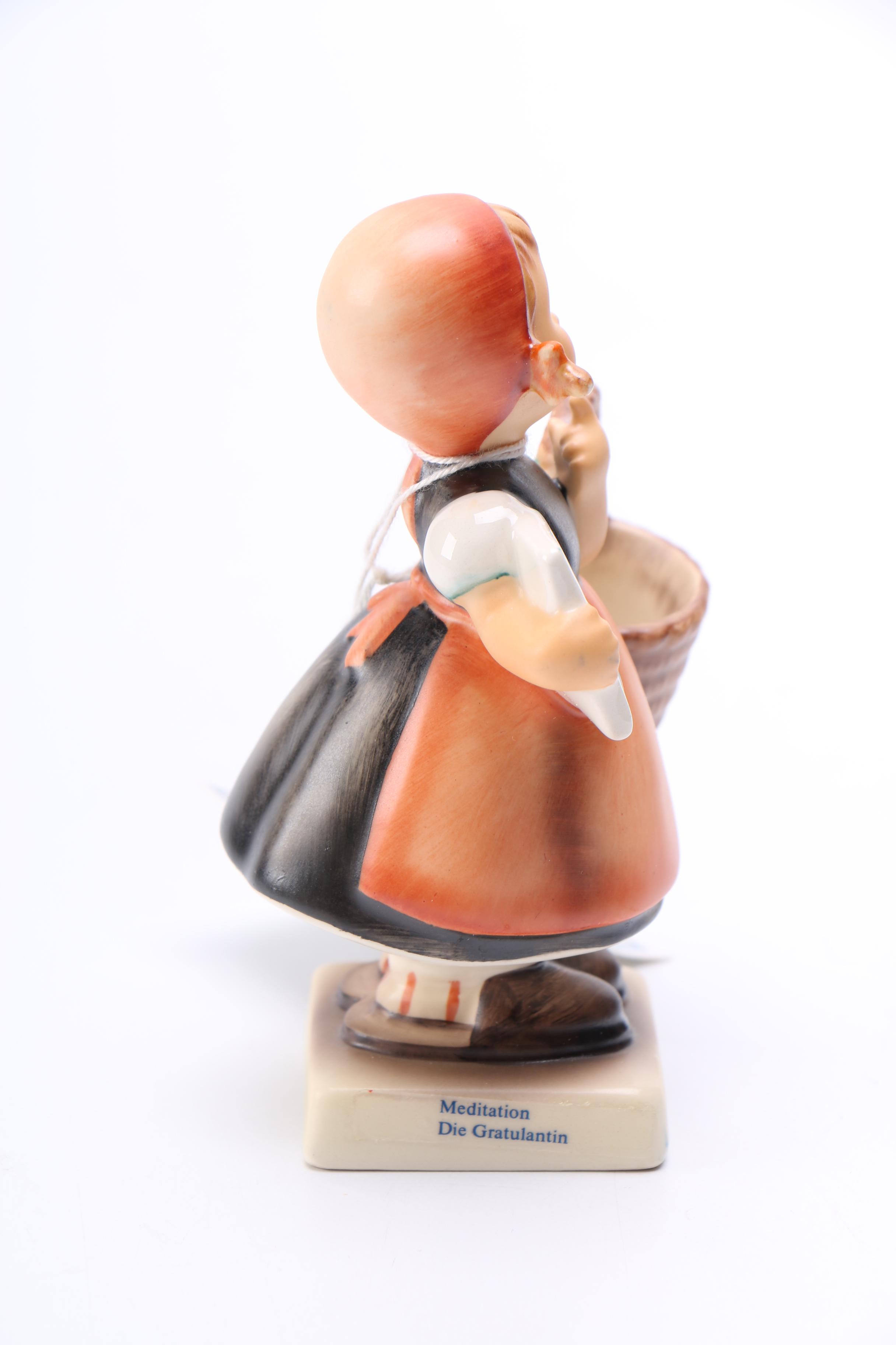 Hummel "Meditation" and "Budding Maestro" Figurines