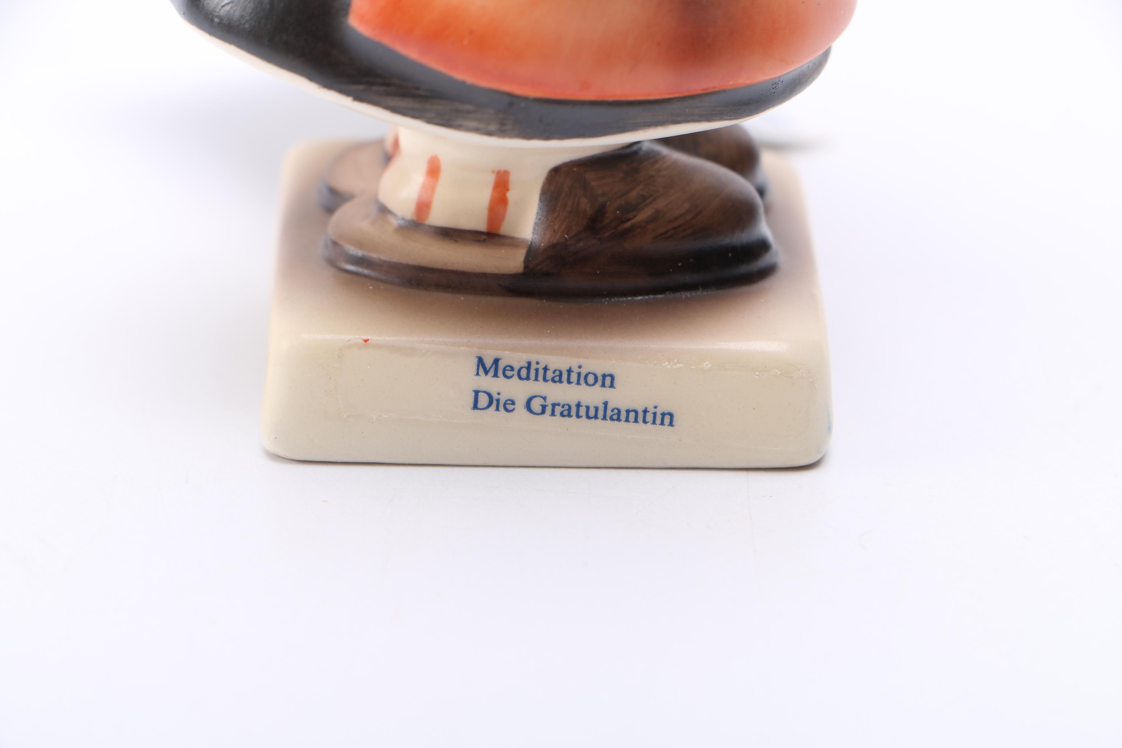 Hummel "Meditation" and "Budding Maestro" Figurines