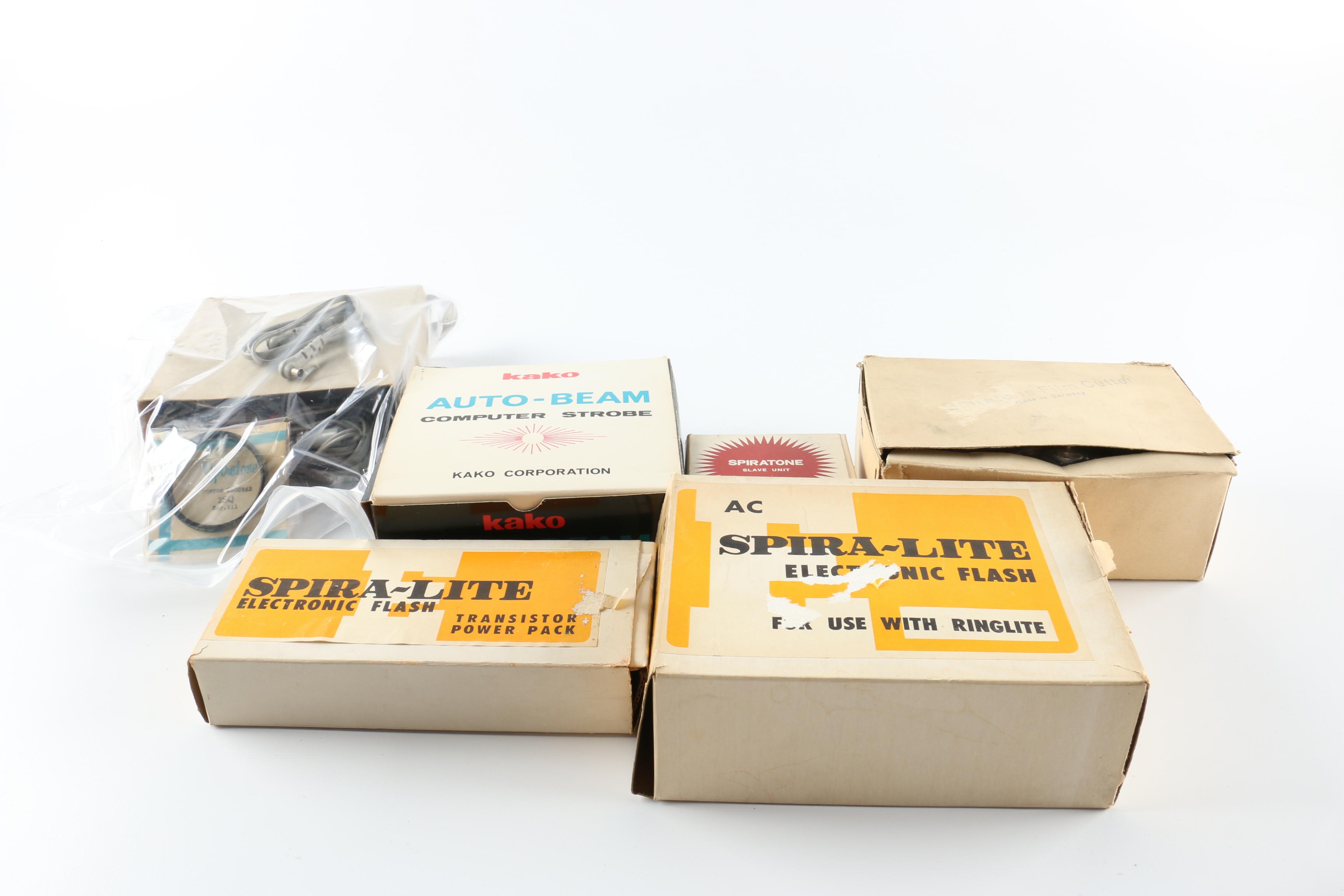 Vintage Spiratone Camera Accessories