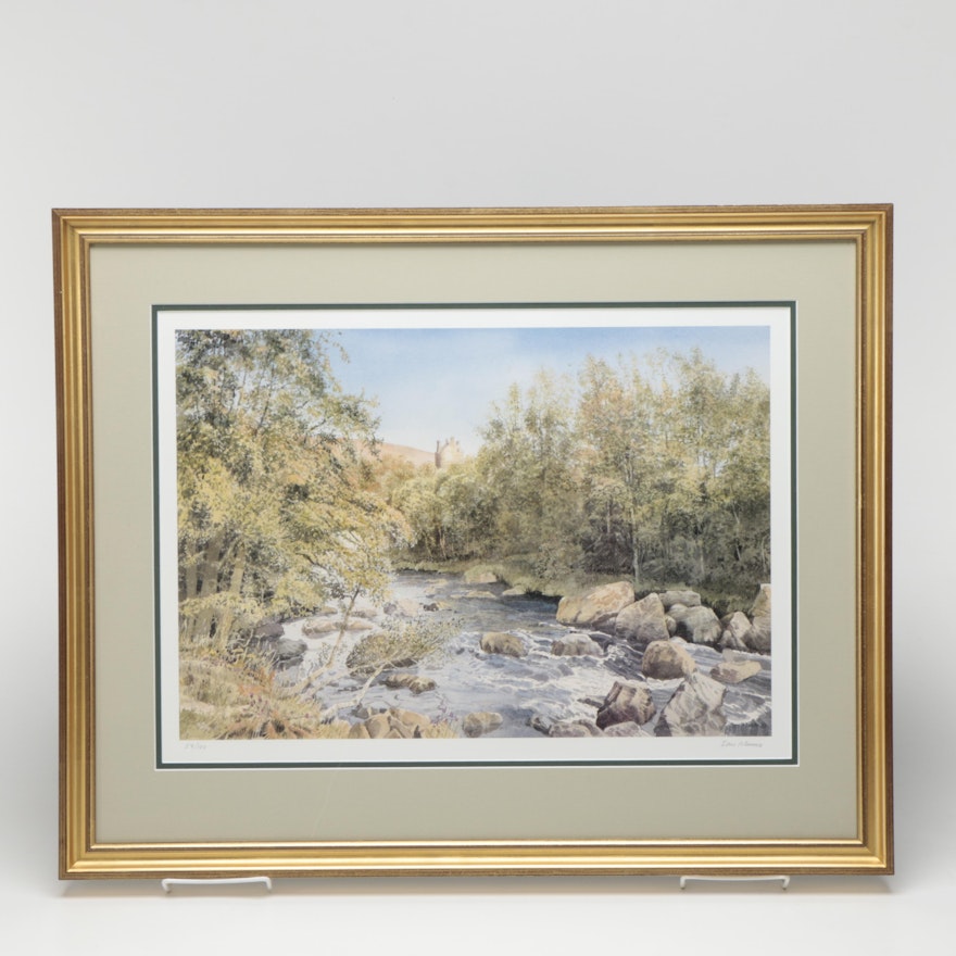 Ian Munro Limited Edition Offset Lithograph Landscape