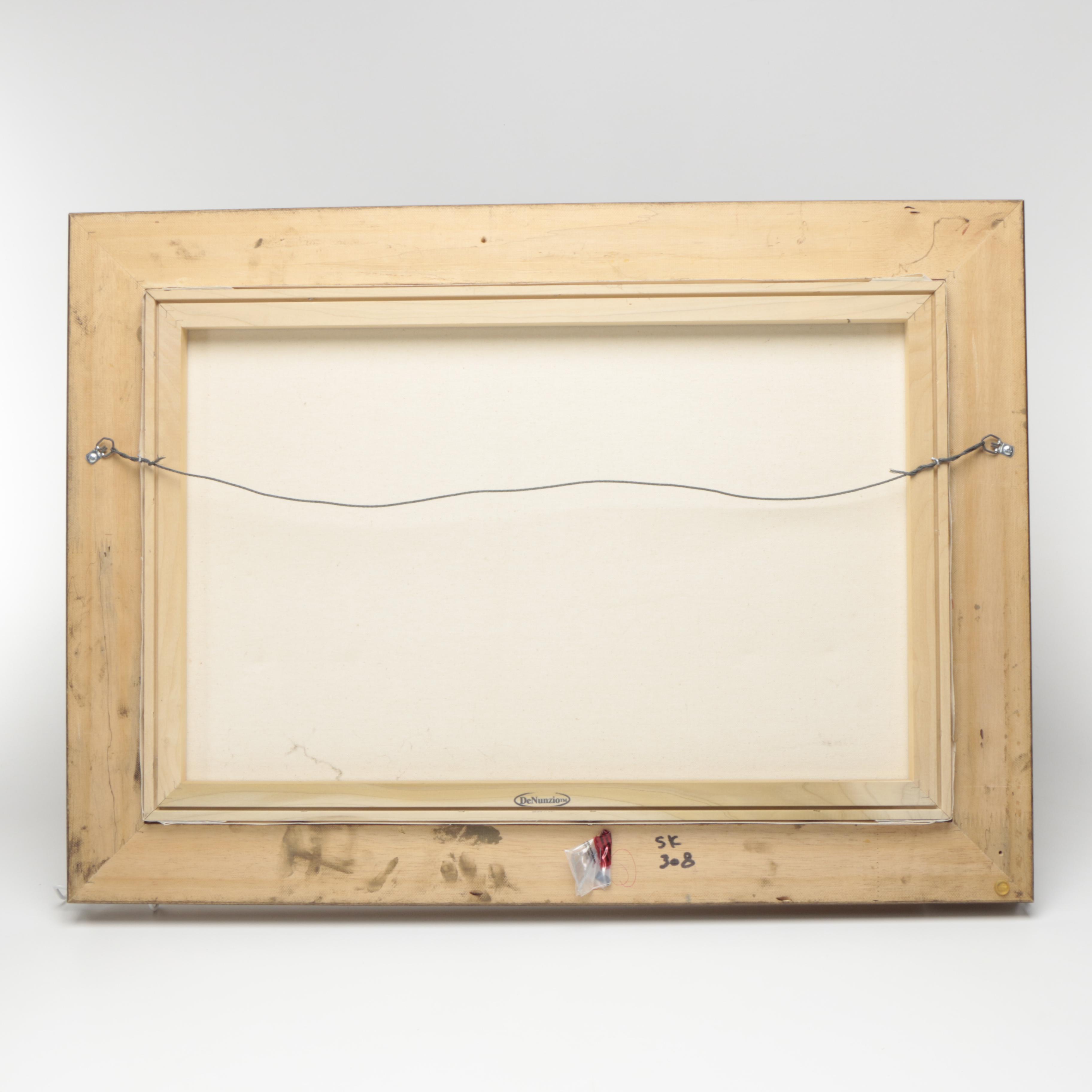 After Heywood Hardy Offset Lithograph On Canvas "Run to Earth"