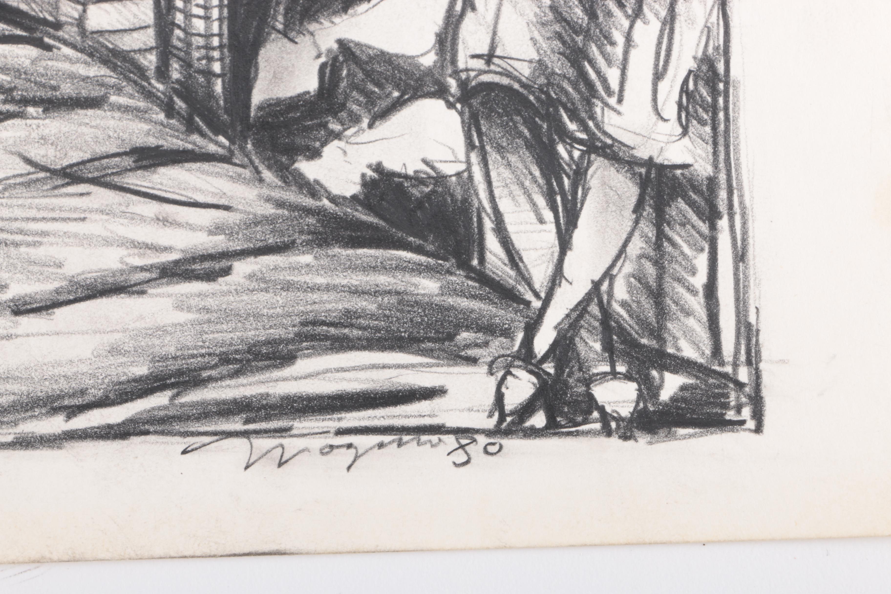 Collection of Pen, Graphite, and Ink Illustrations Featuring Sam Cady