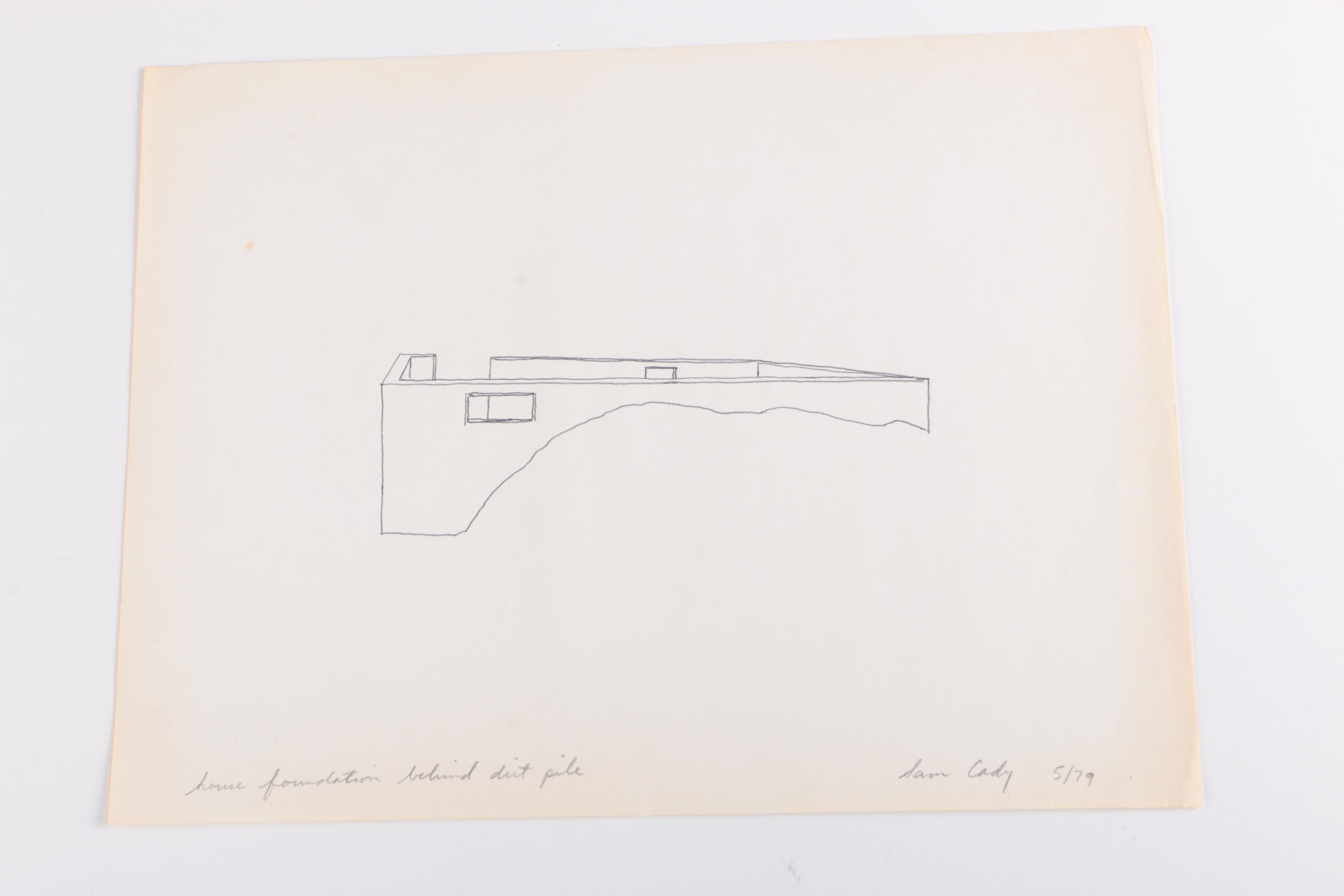 Collection of Pen, Graphite, and Ink Illustrations Featuring Sam Cady