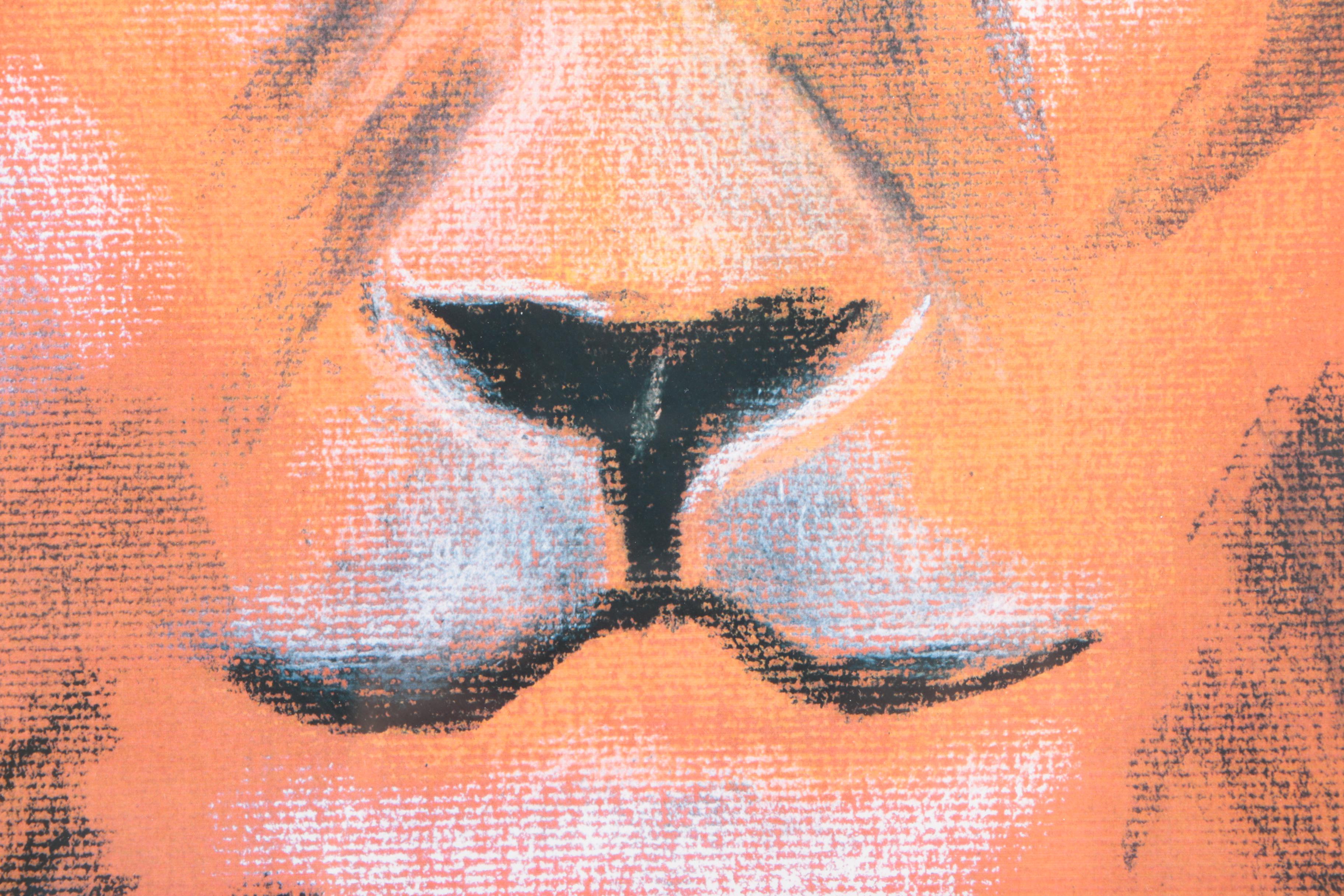 Labar Giclee Prints After Pastel Drawings of a Lion and Wolf