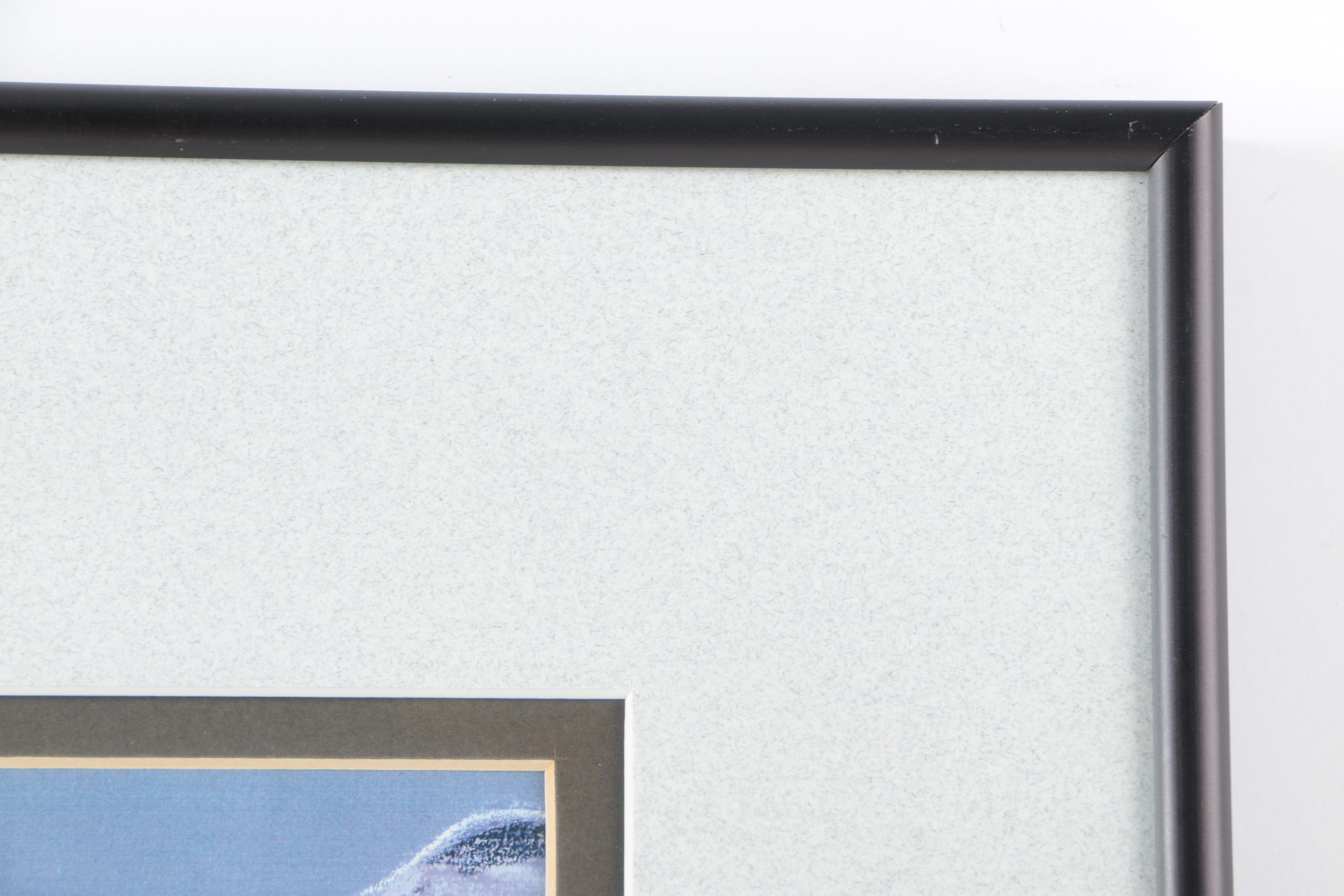 Labar Giclee Prints After Pastel Drawings of a Lion and Wolf