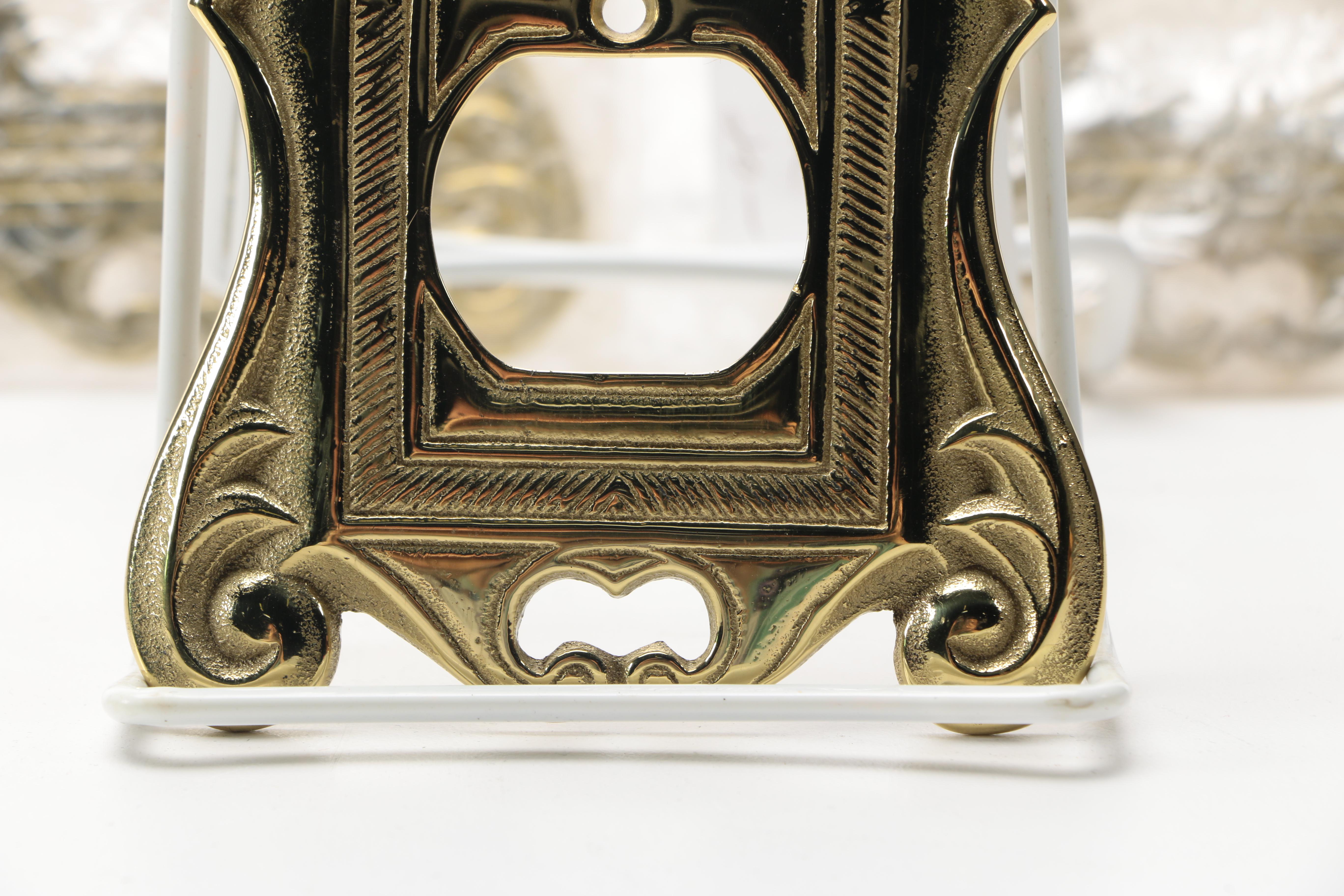 Virginia Metalcrafters Brass Electrical Outlet Covers