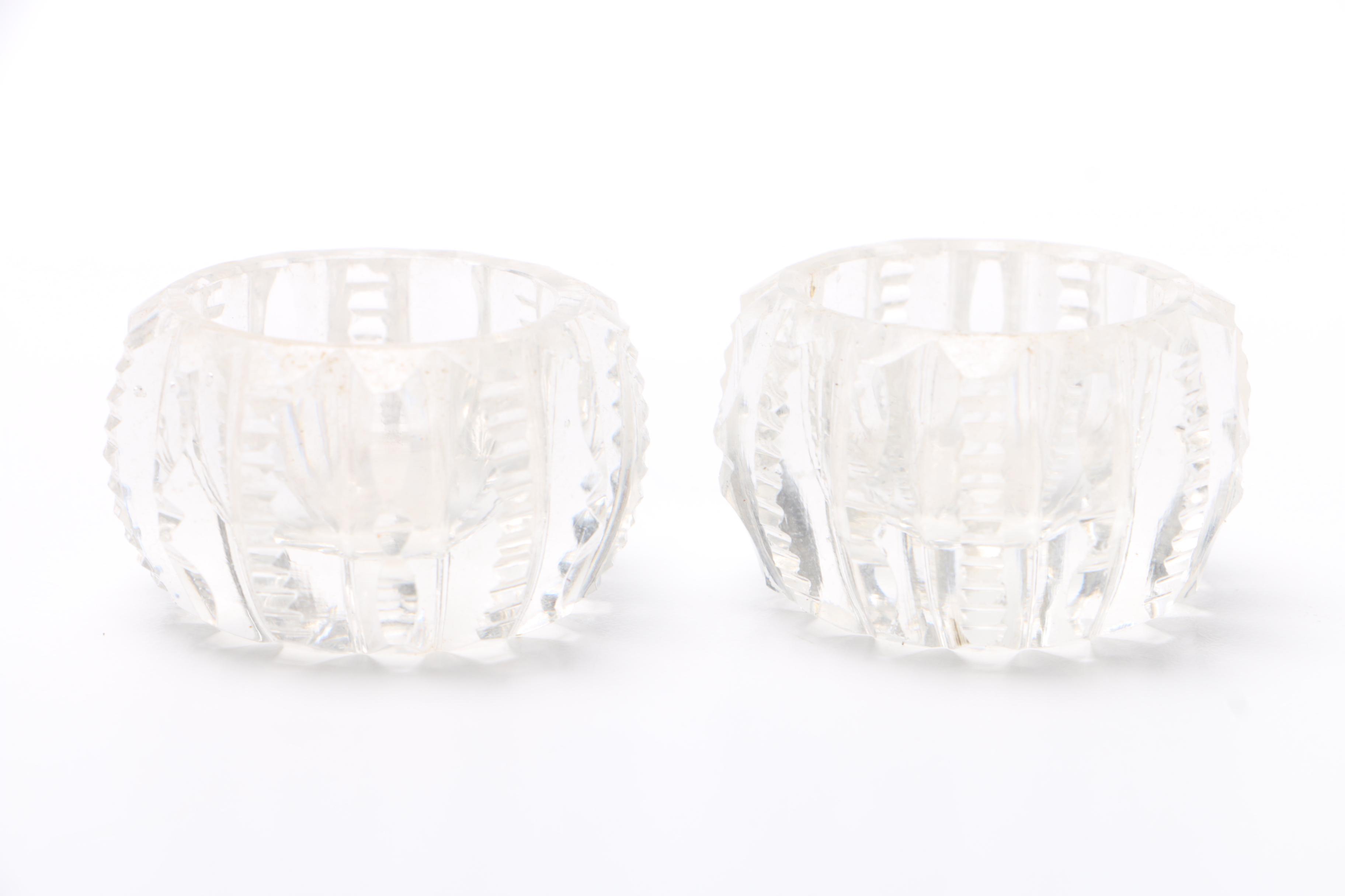 Four Glass Candle Holders