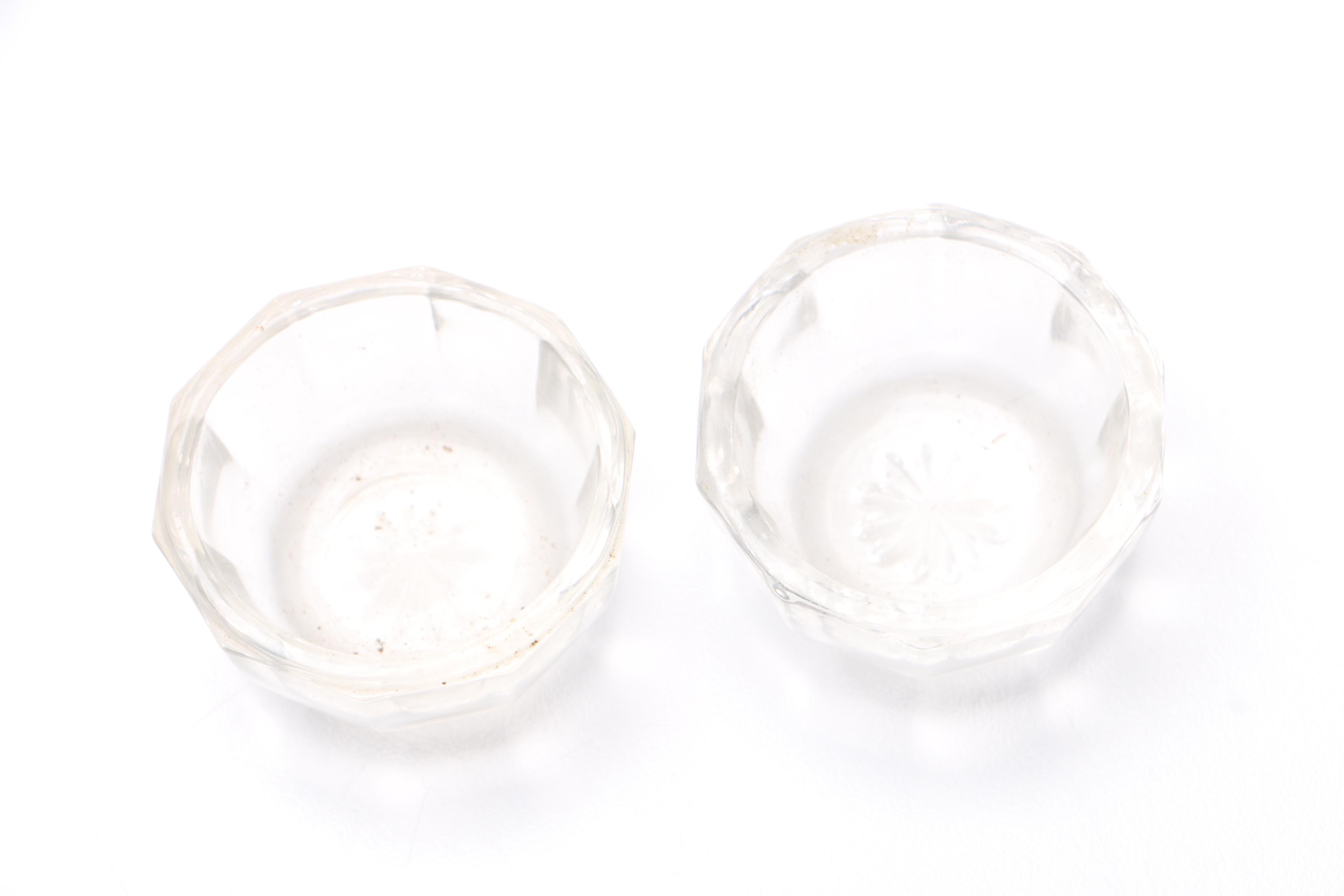 Four Glass Candle Holders