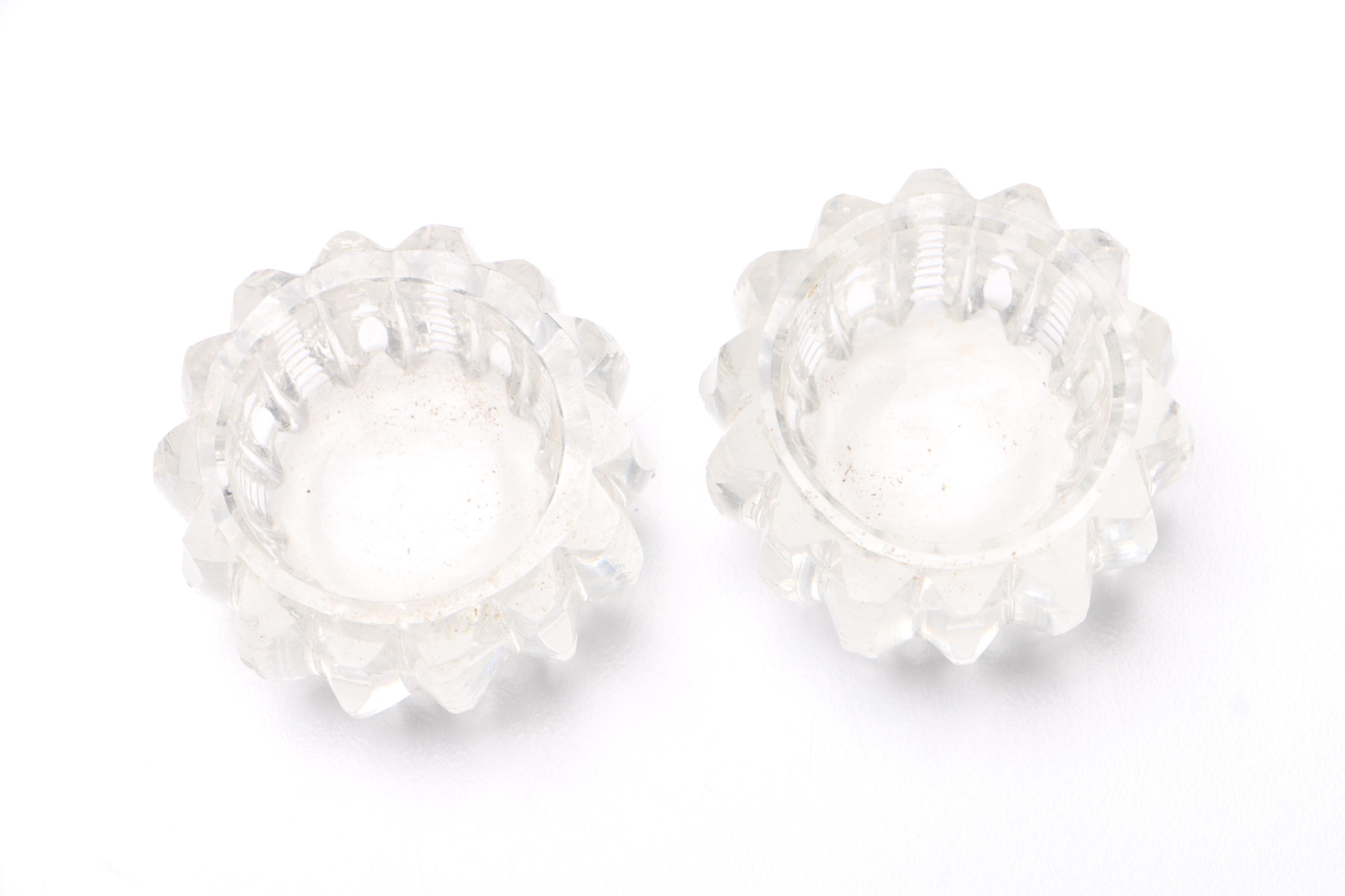 Four Glass Candle Holders