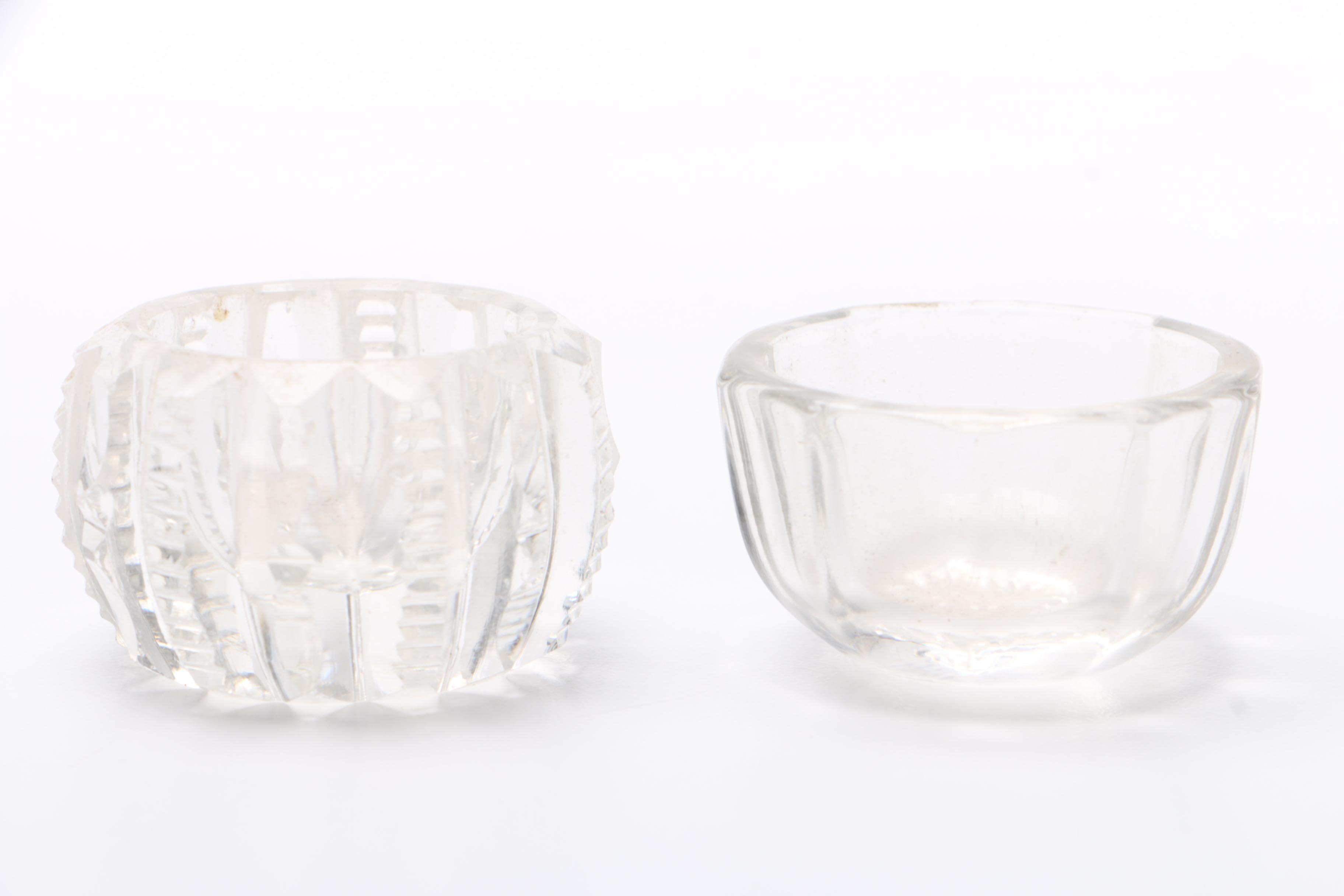 Four Glass Candle Holders