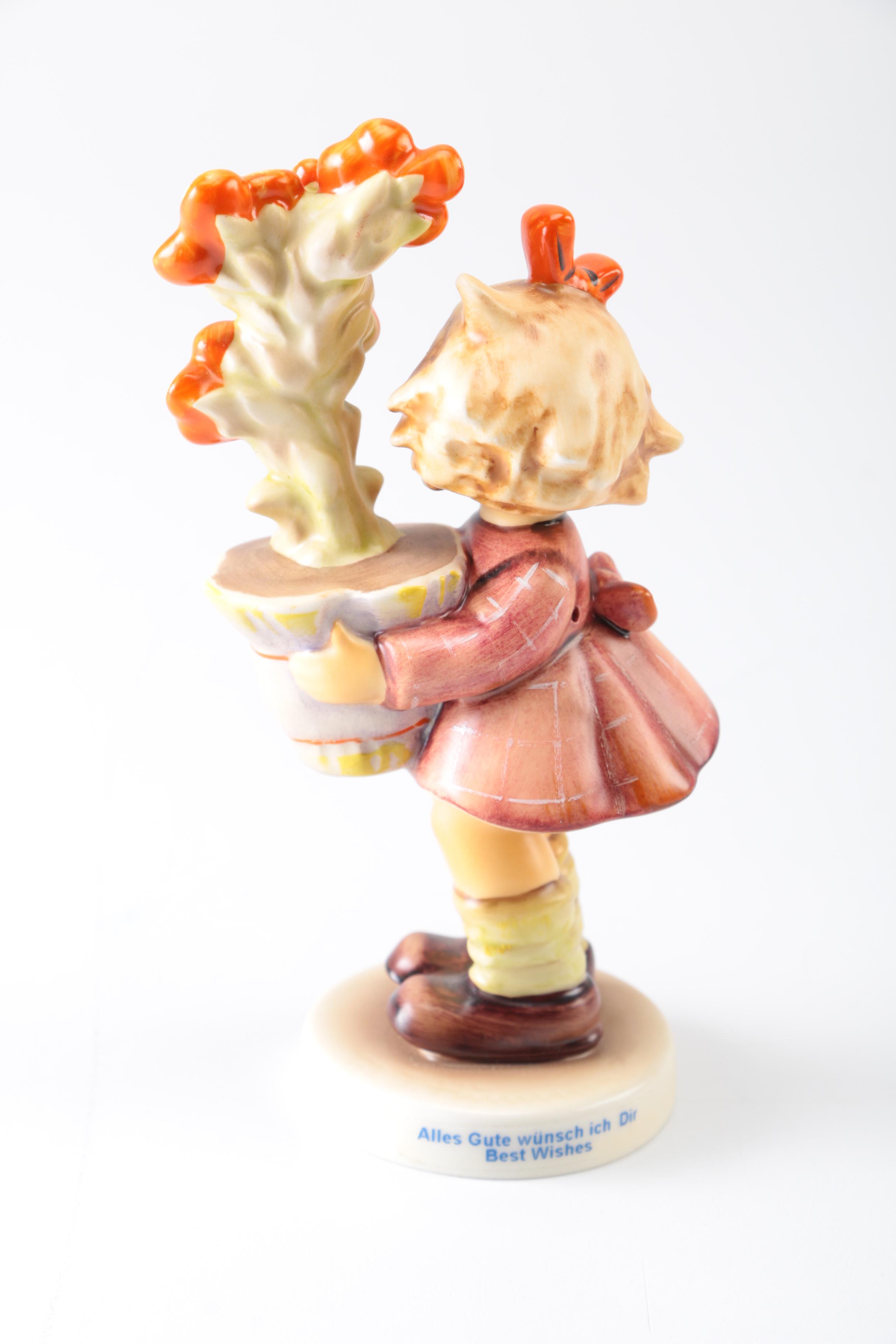 1990s Goebel Hummel "Best Wishes" Figurine