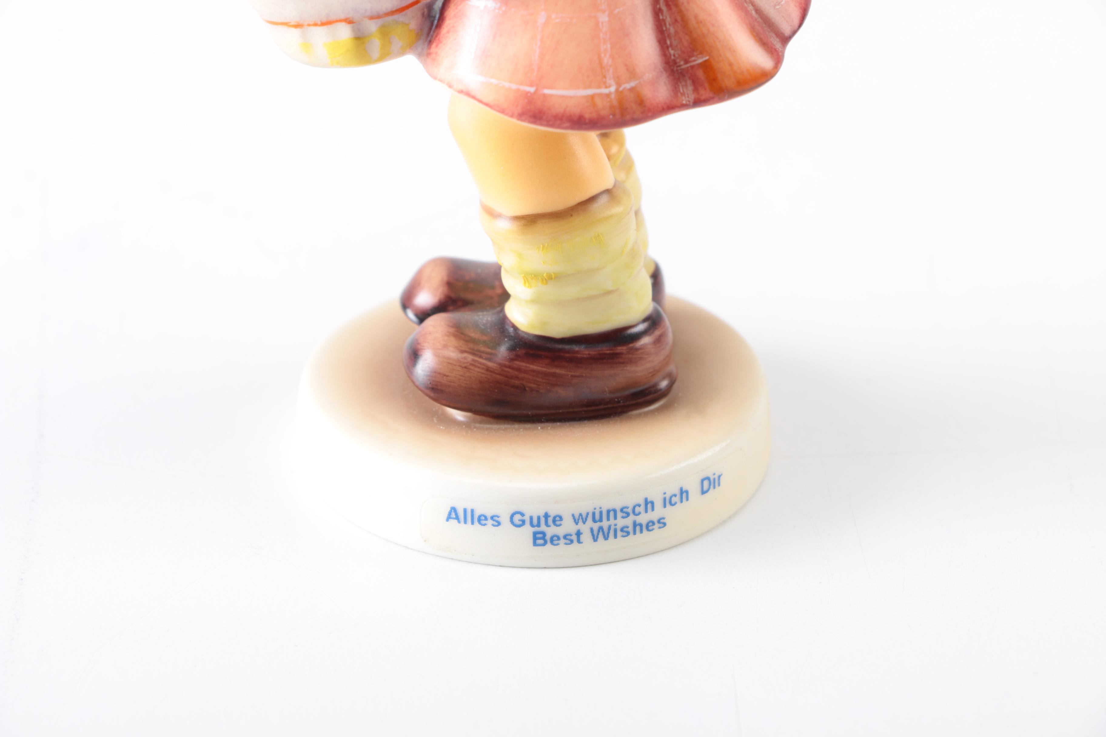 1990s Goebel Hummel "Best Wishes" Figurine