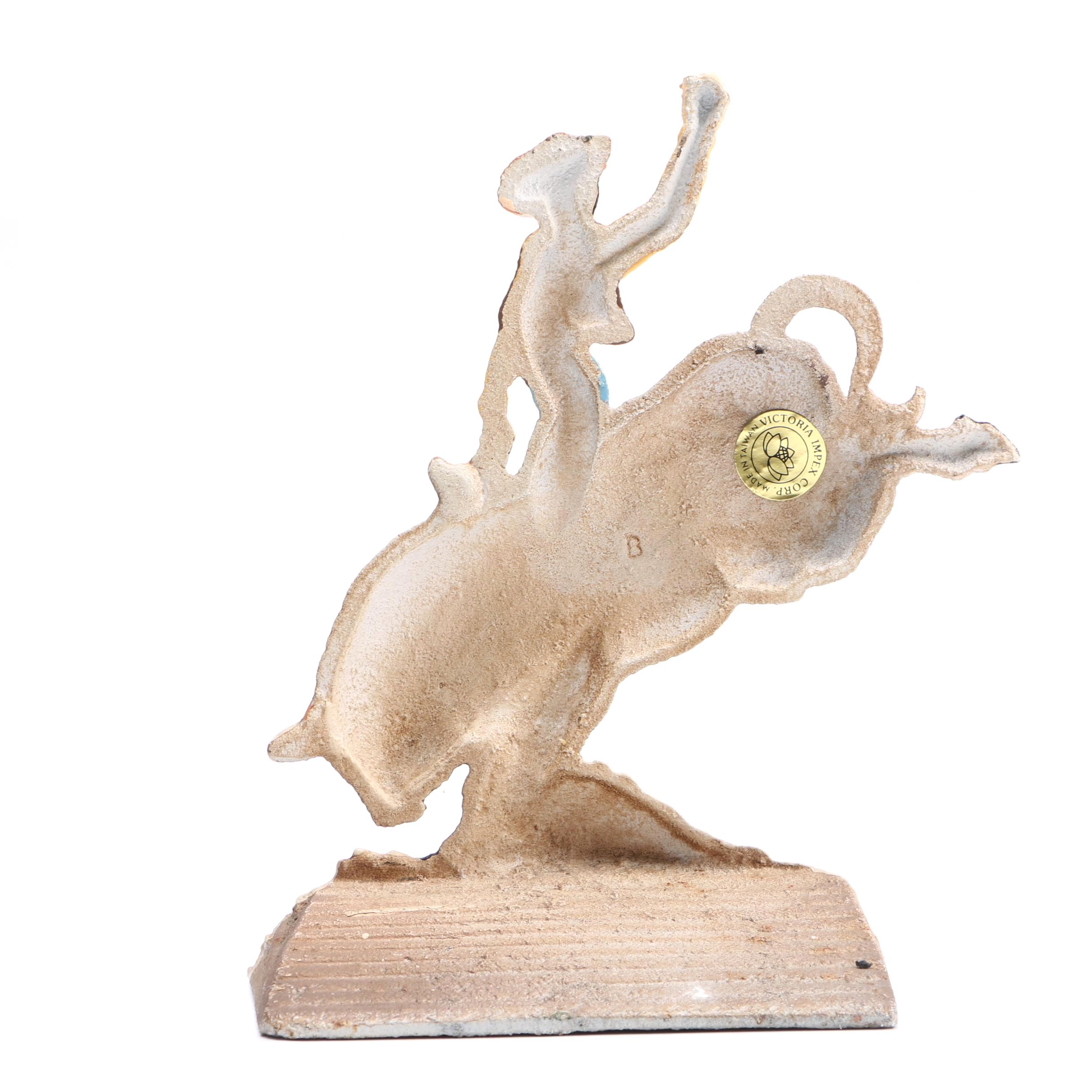 Victoria Impex Corp. Cowboy and Bull Figure