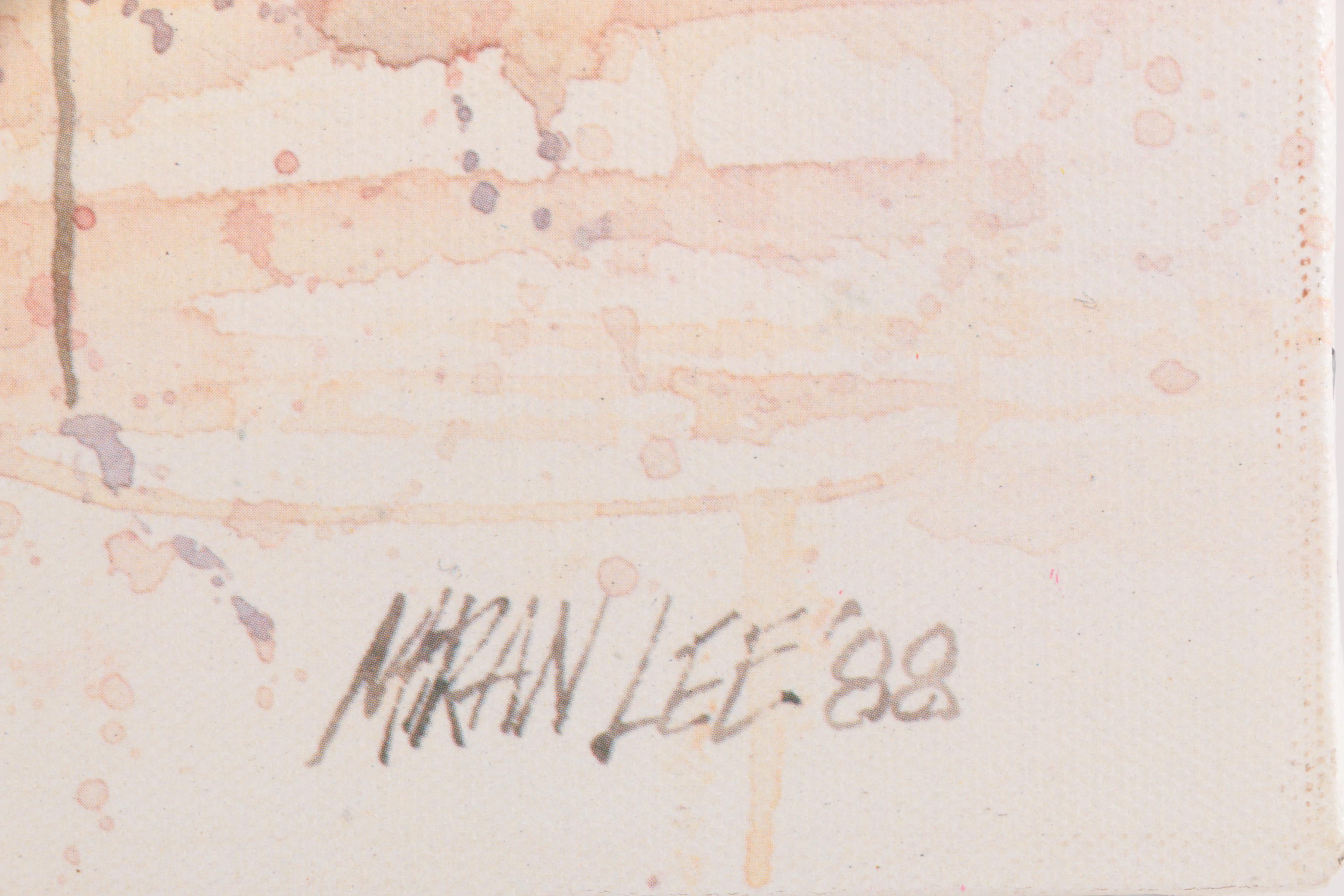 After Miran Lee Offset Lithograph Landscape