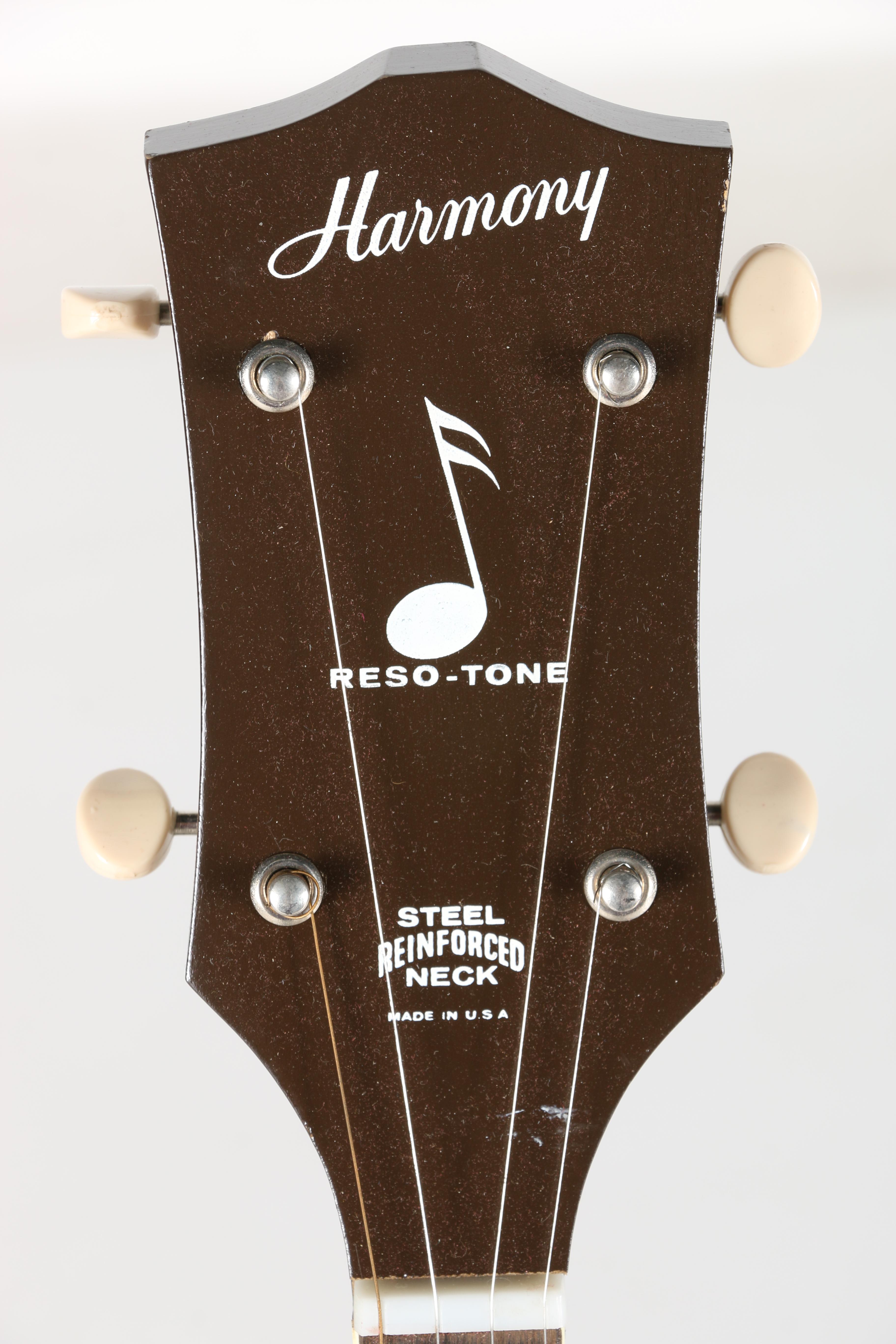 Vintage Harmony Reso-Tone 5-String Resonator Banjo