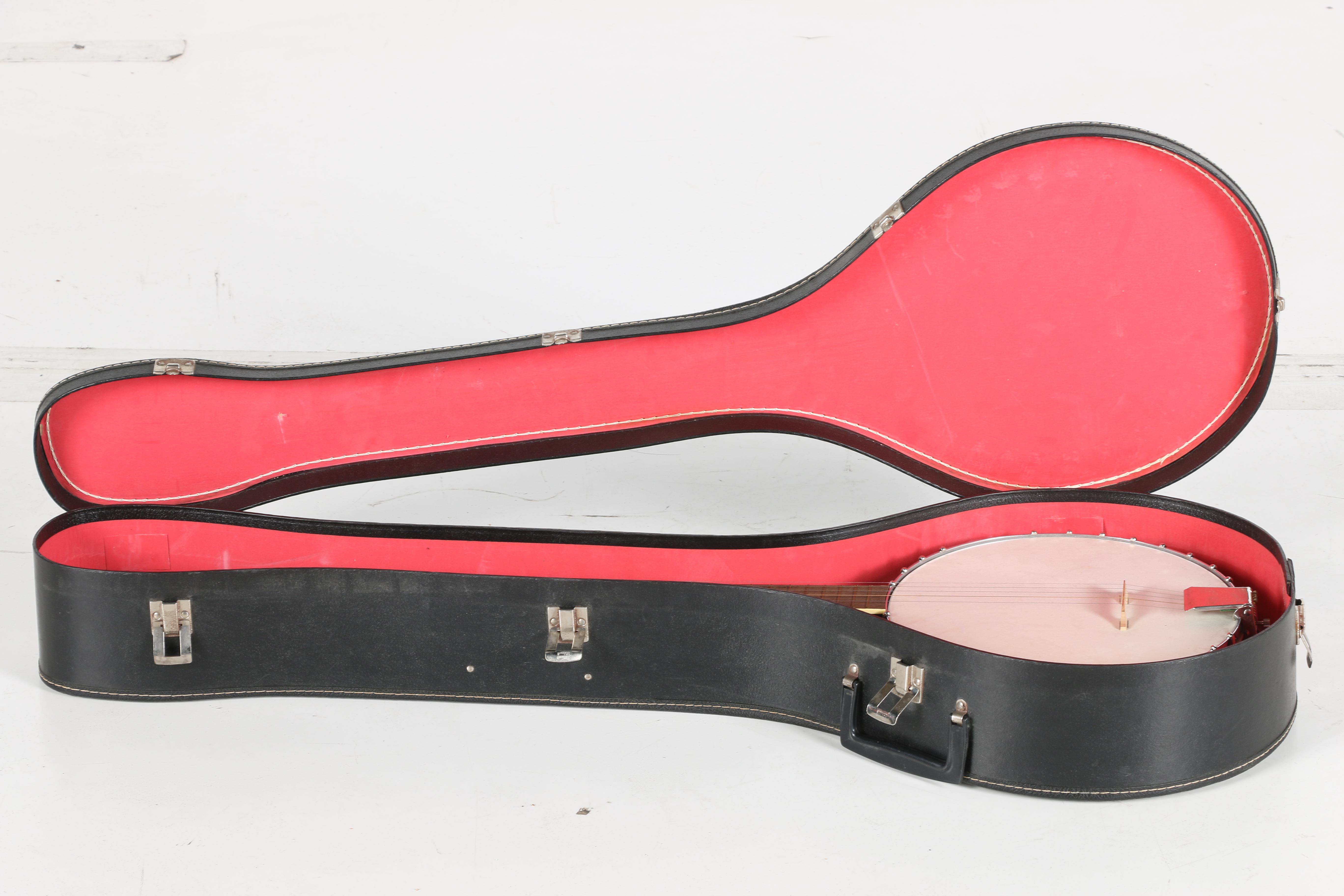 Vintage Harmony Reso-Tone 5-String Resonator Banjo