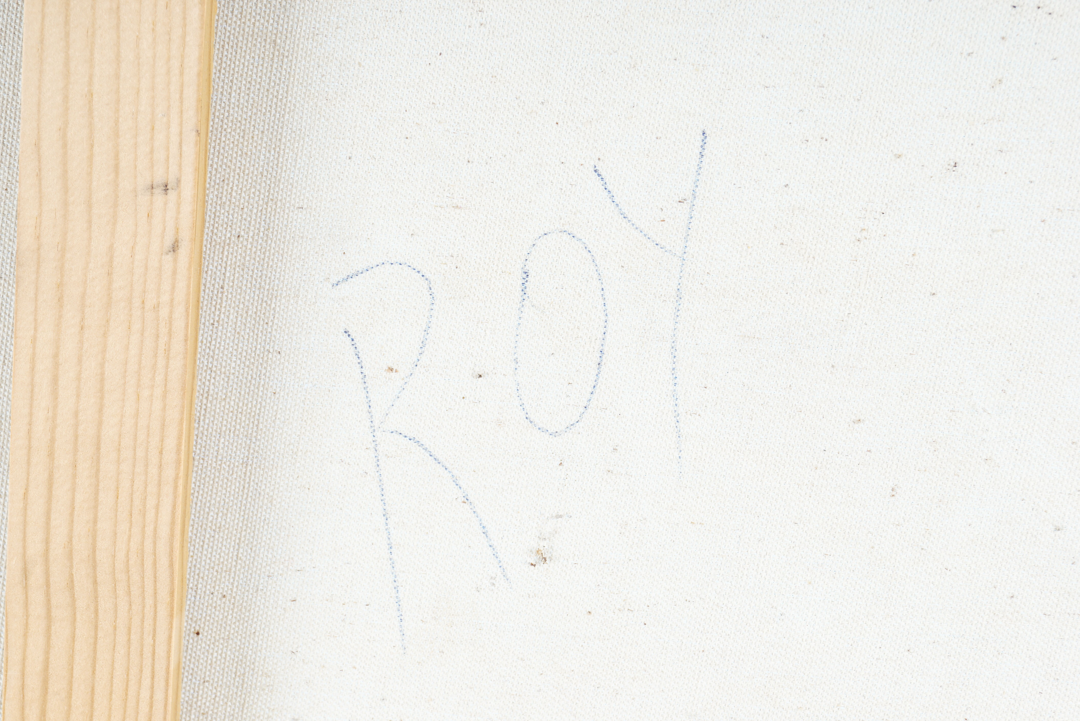 Oil Painting of Man on a Horse in Mountains