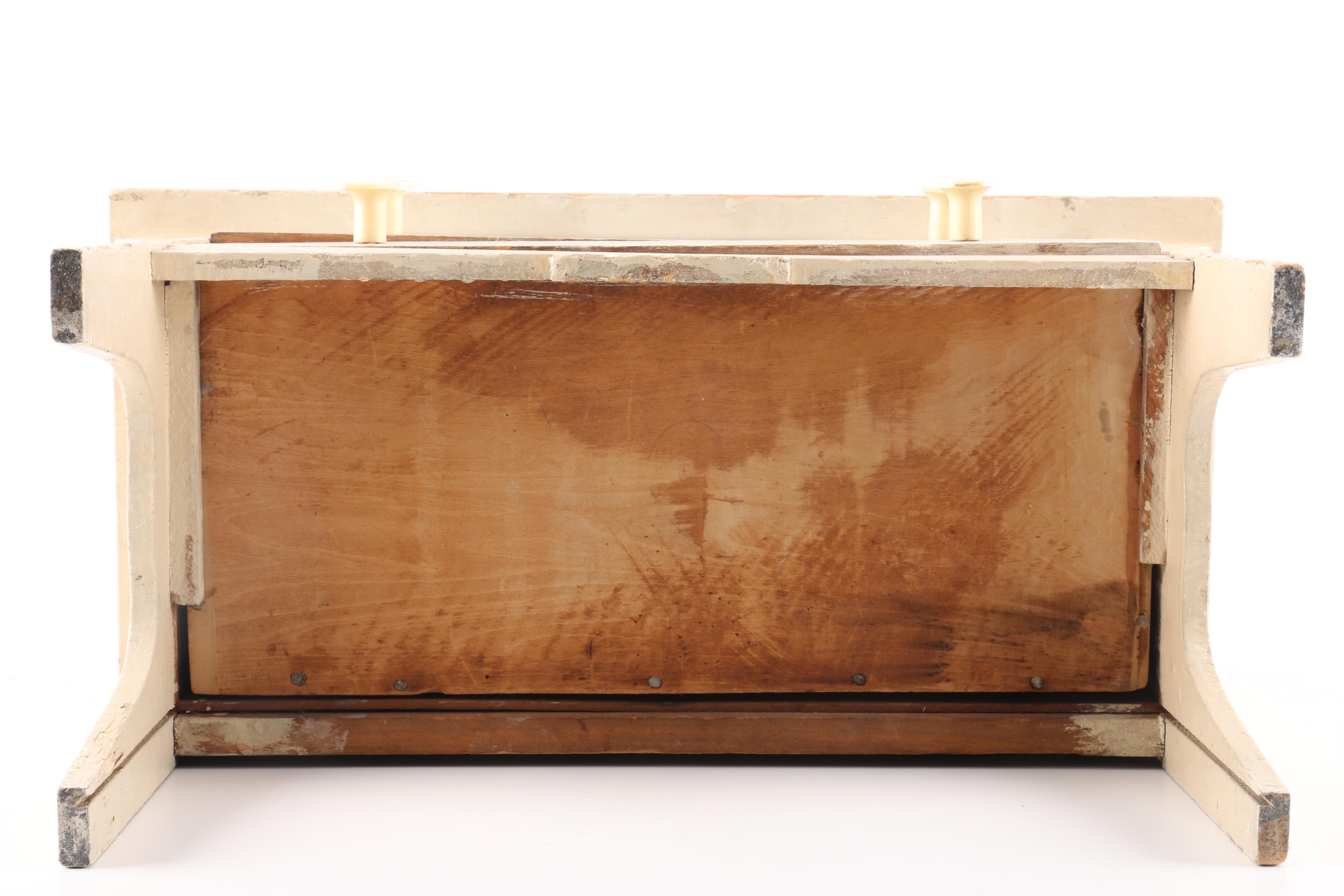 Vintage Miniature Dresser With Mirror