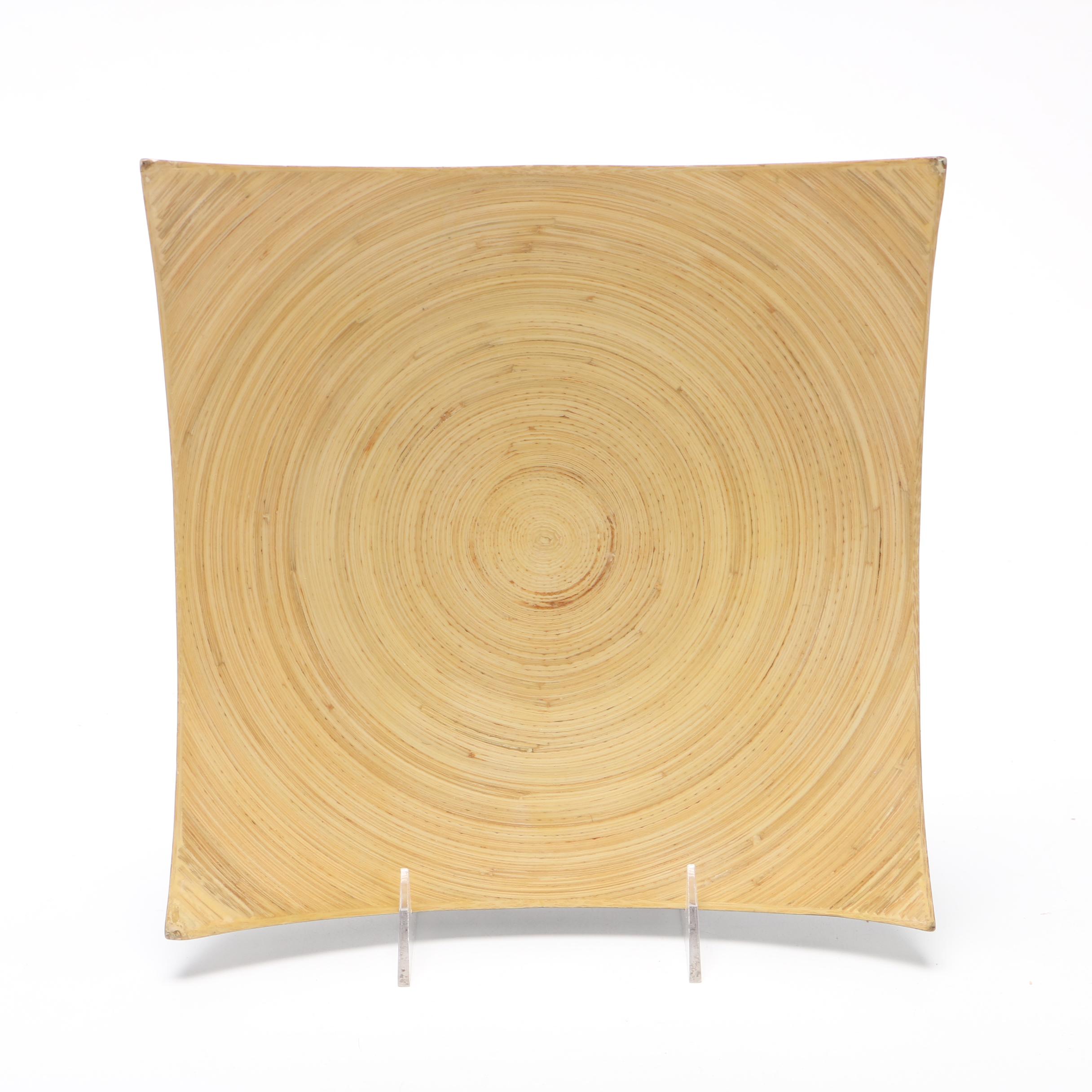 Squared Wooden Candle Holder