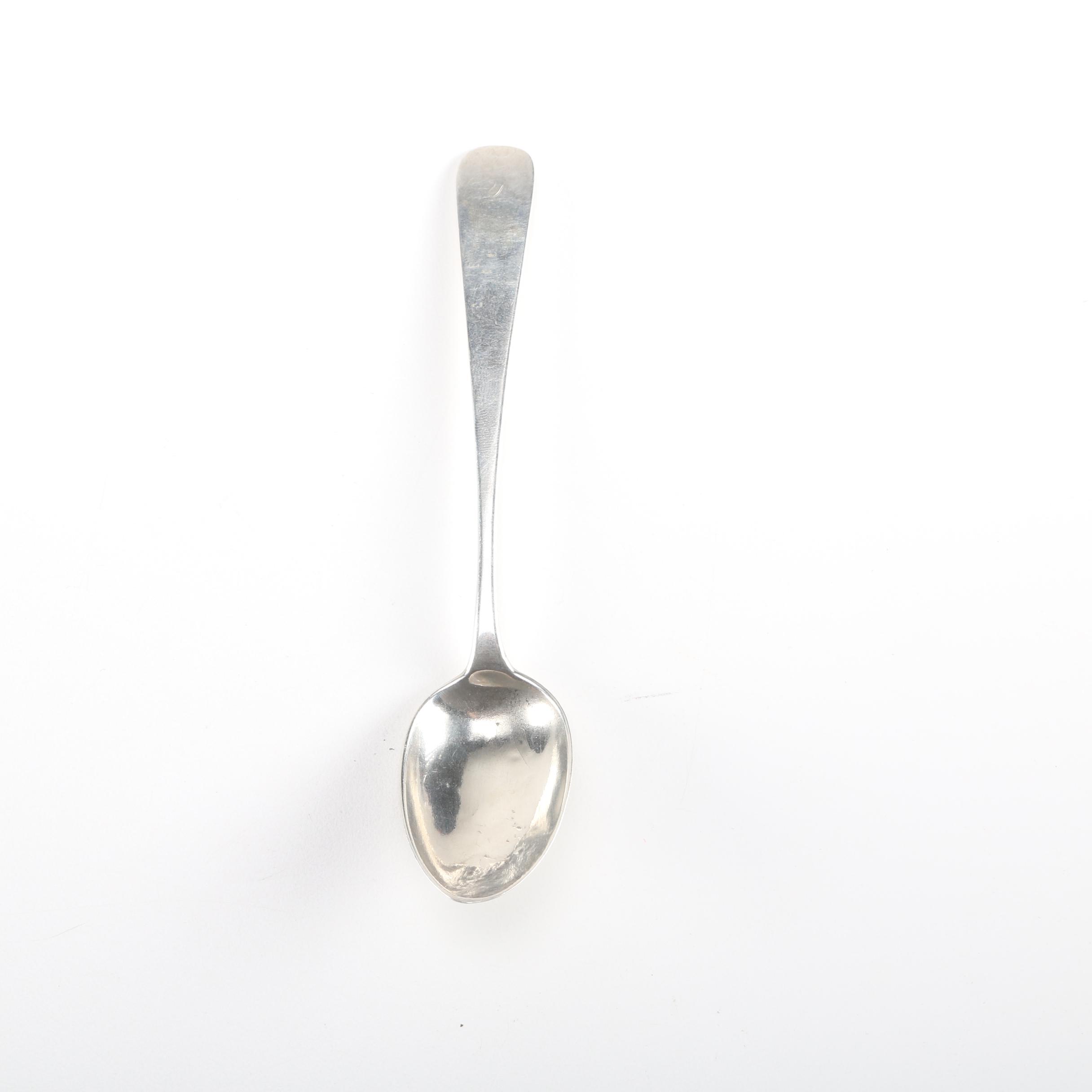 Collection of Silver Spoons Including a Russian Coin Silver Spoon