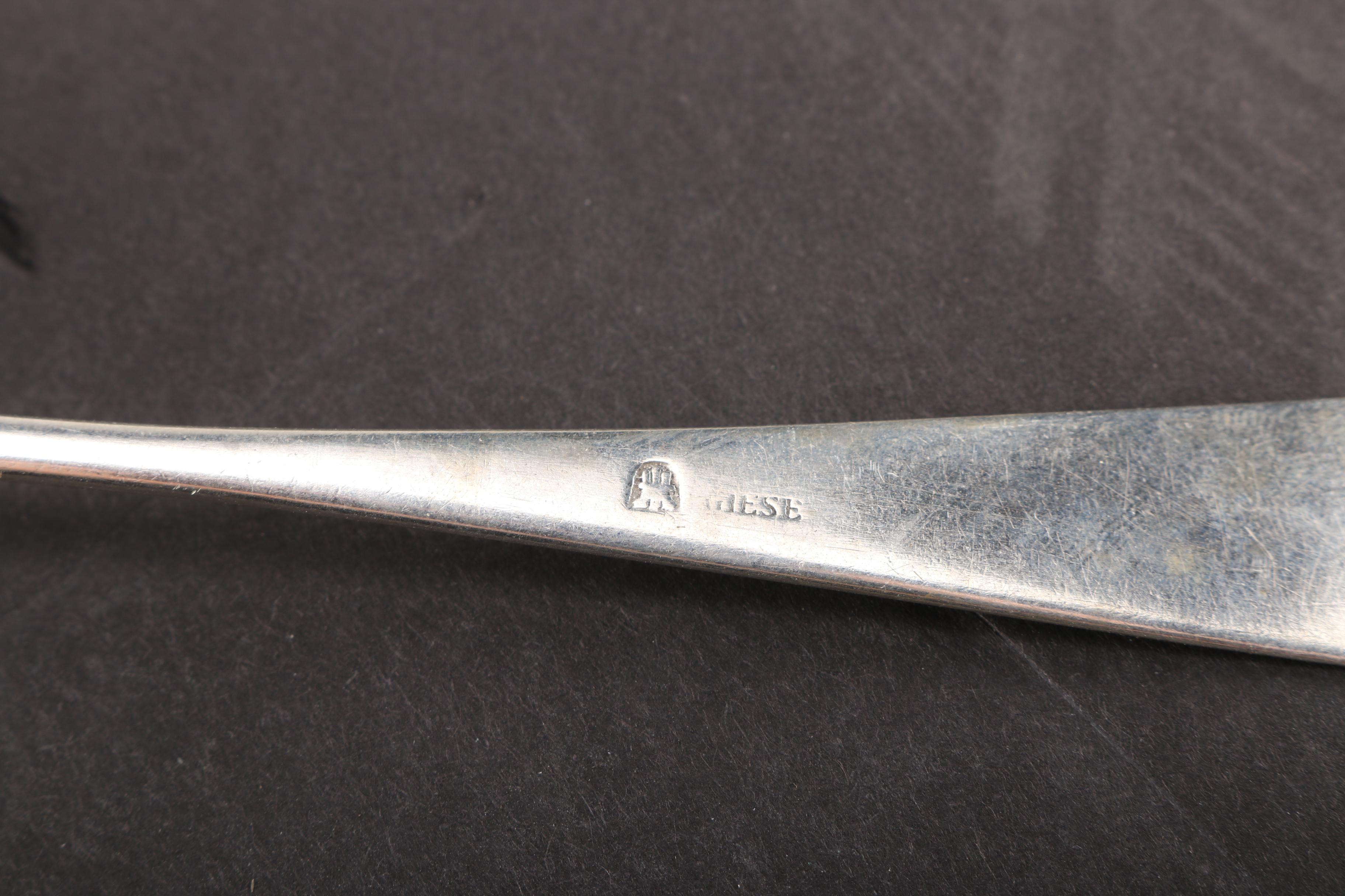 Collection of Silver Spoons Including a Russian Coin Silver Spoon
