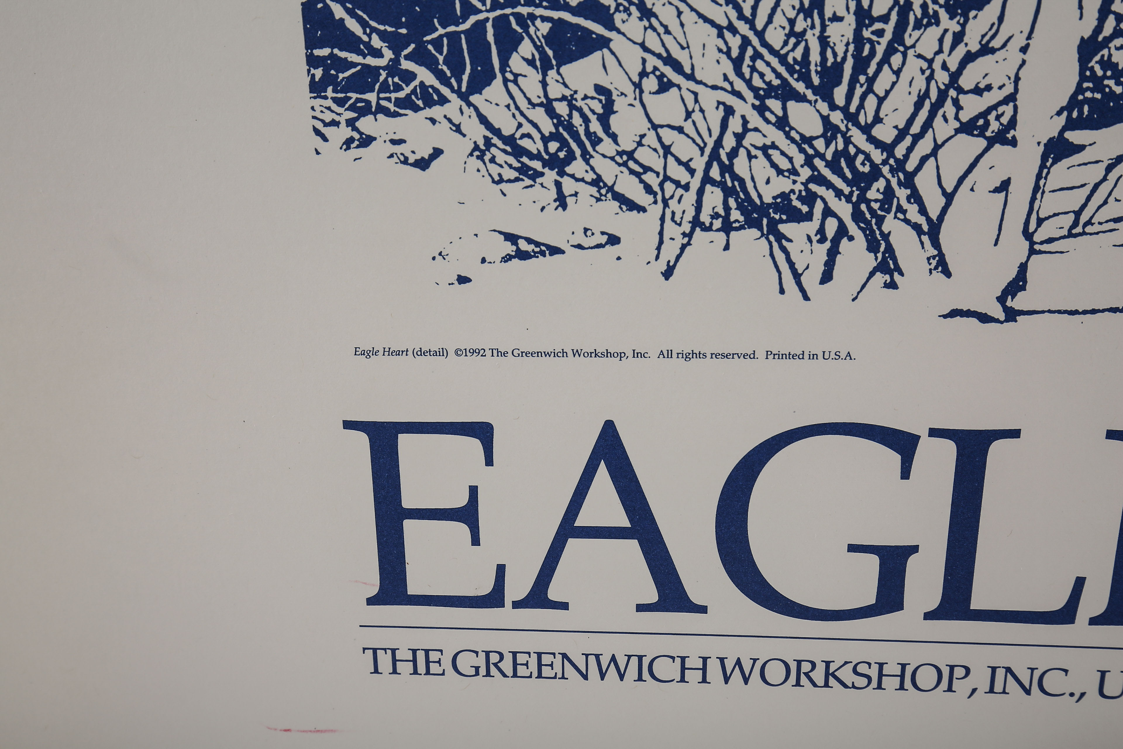 Signed Bev Doolittle Print "Eagle Heart"