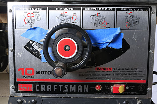 Craftsman 10-Inch Motorized Table Miter Saw