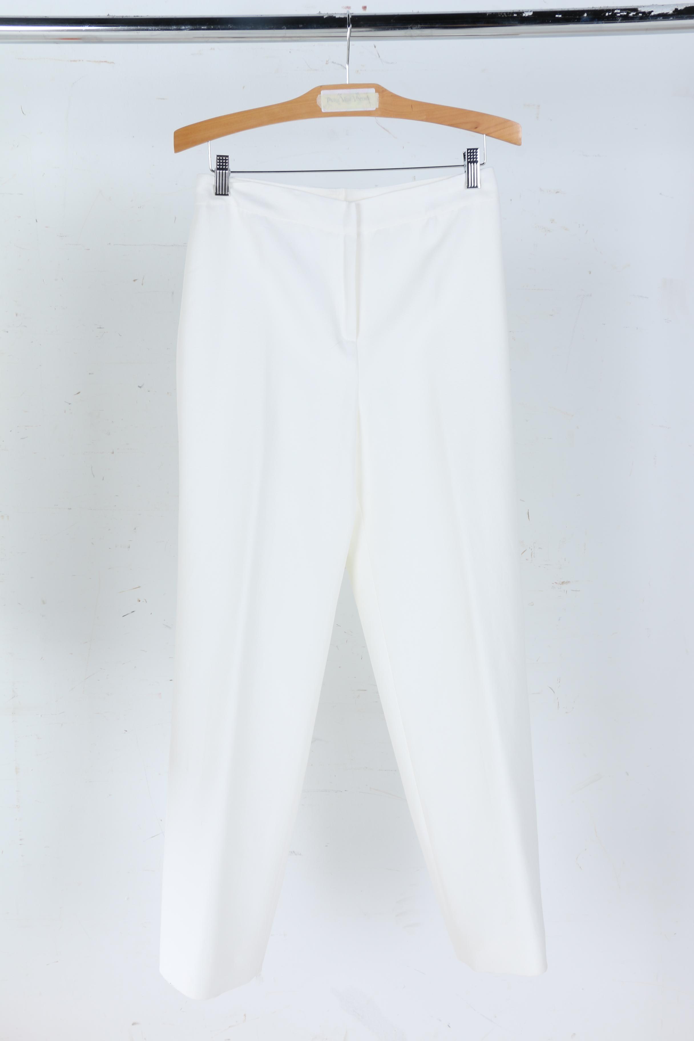 Women's Tamotsu White Pant Suit