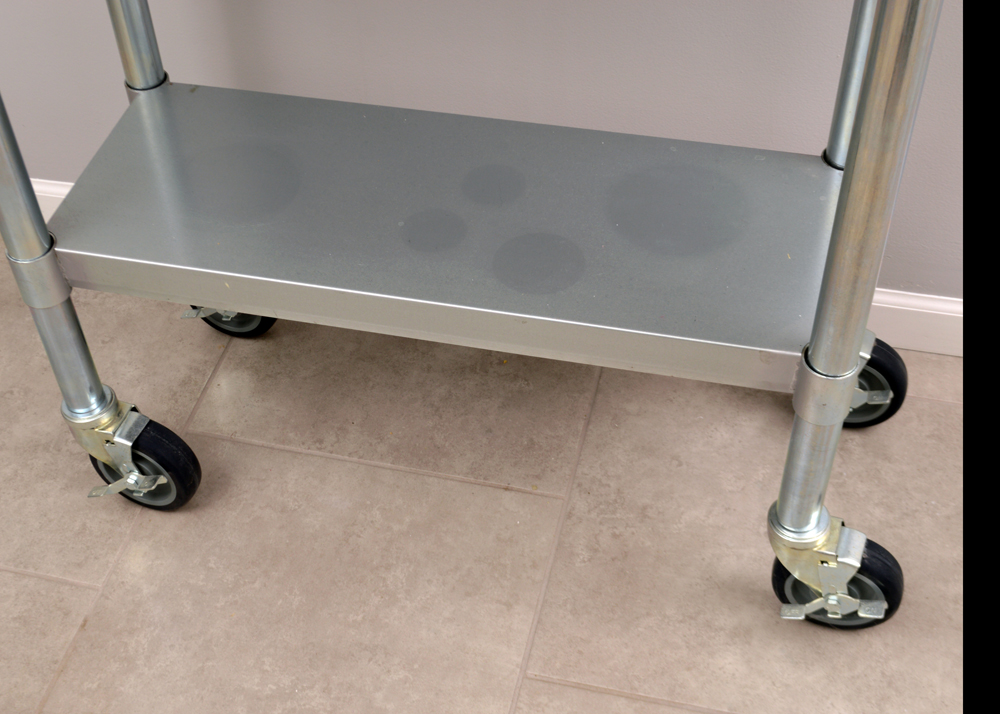 Stainless Steel Portable Kitchen Cart