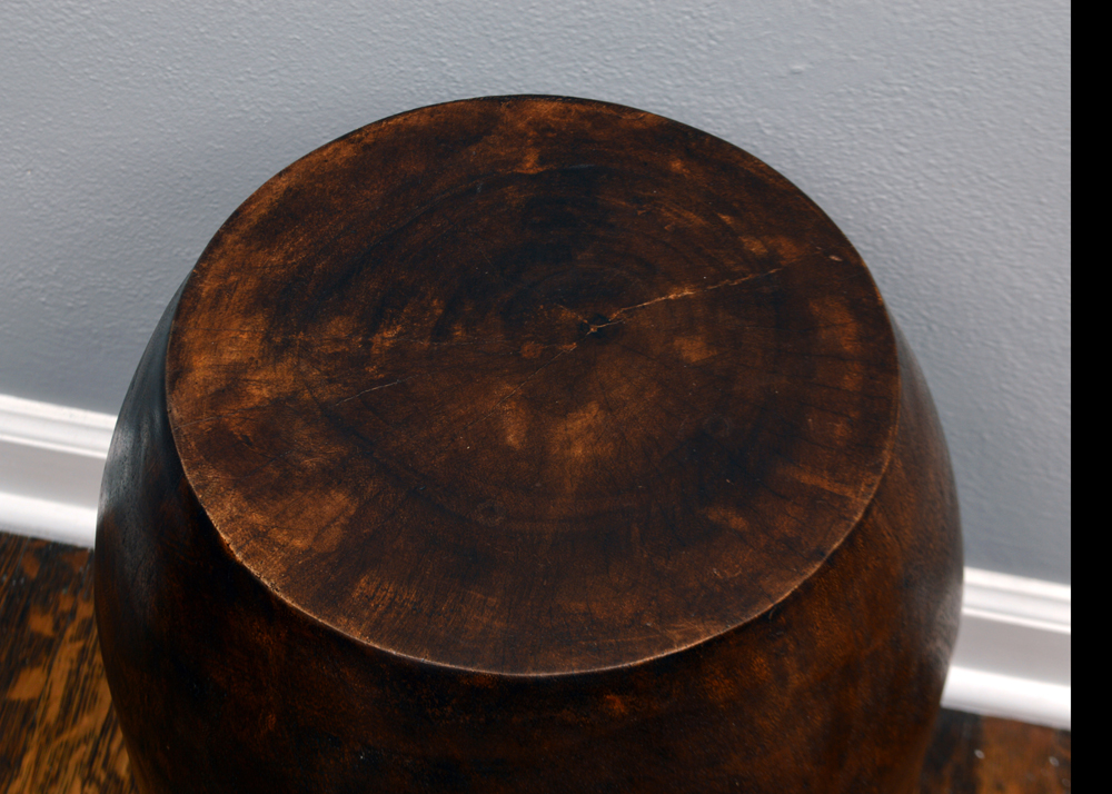 Contemporary Naturalistic Wood Accent Table