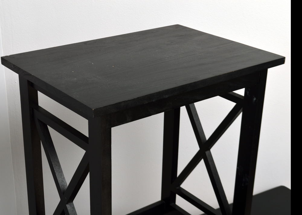 Contemporary Accent Table and Bench