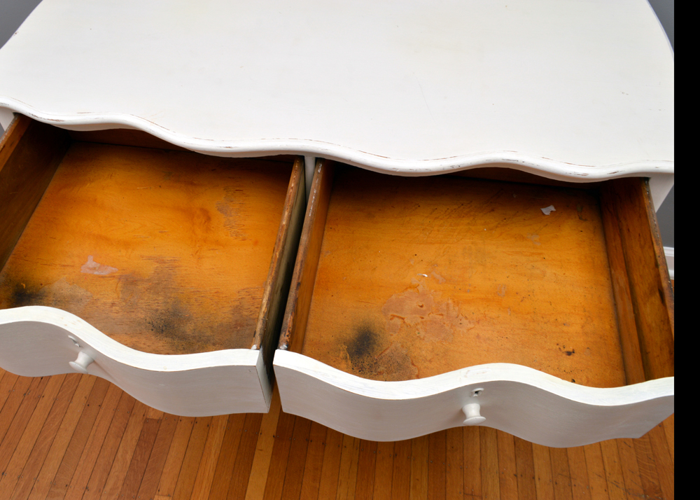 Vintage Four-Drawer Dresser With Serpentine Front