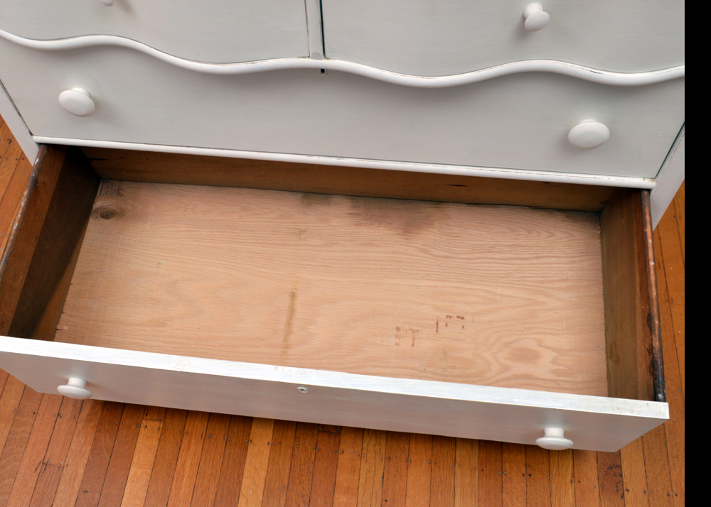 Vintage Four-Drawer Dresser With Serpentine Front