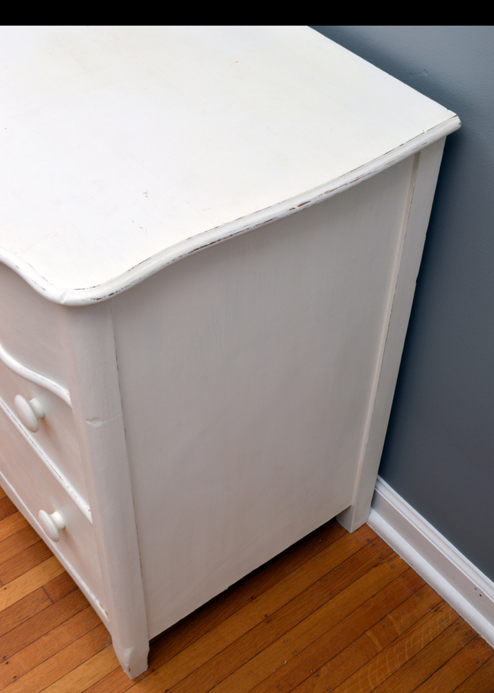 Vintage Four-Drawer Dresser With Serpentine Front
