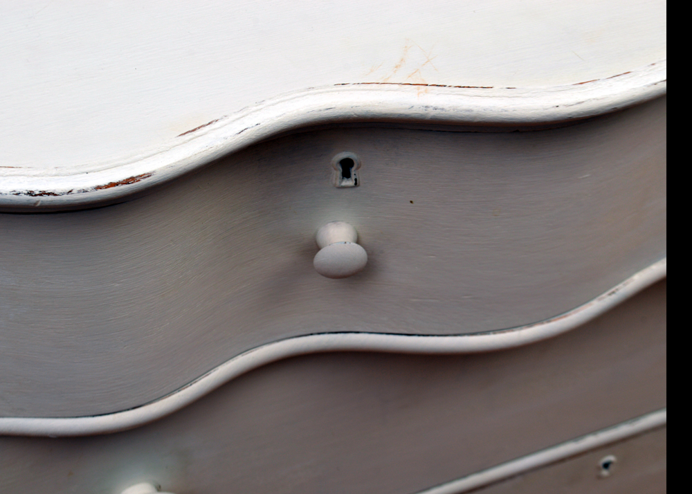 Vintage Four-Drawer Dresser With Serpentine Front