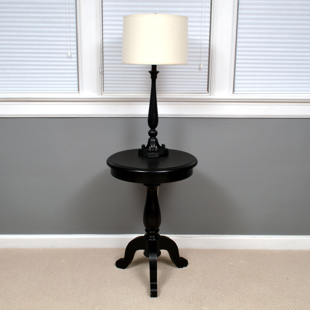 Contemporary Accent Table and Lamp