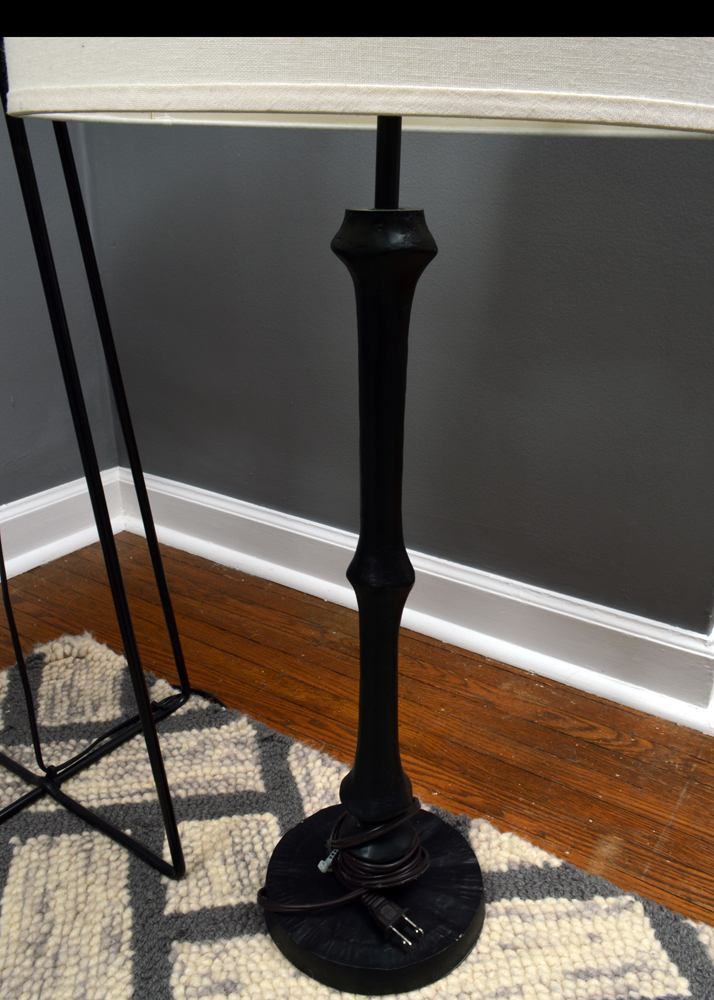 Contemporary Floor Lamp and Table Lamps