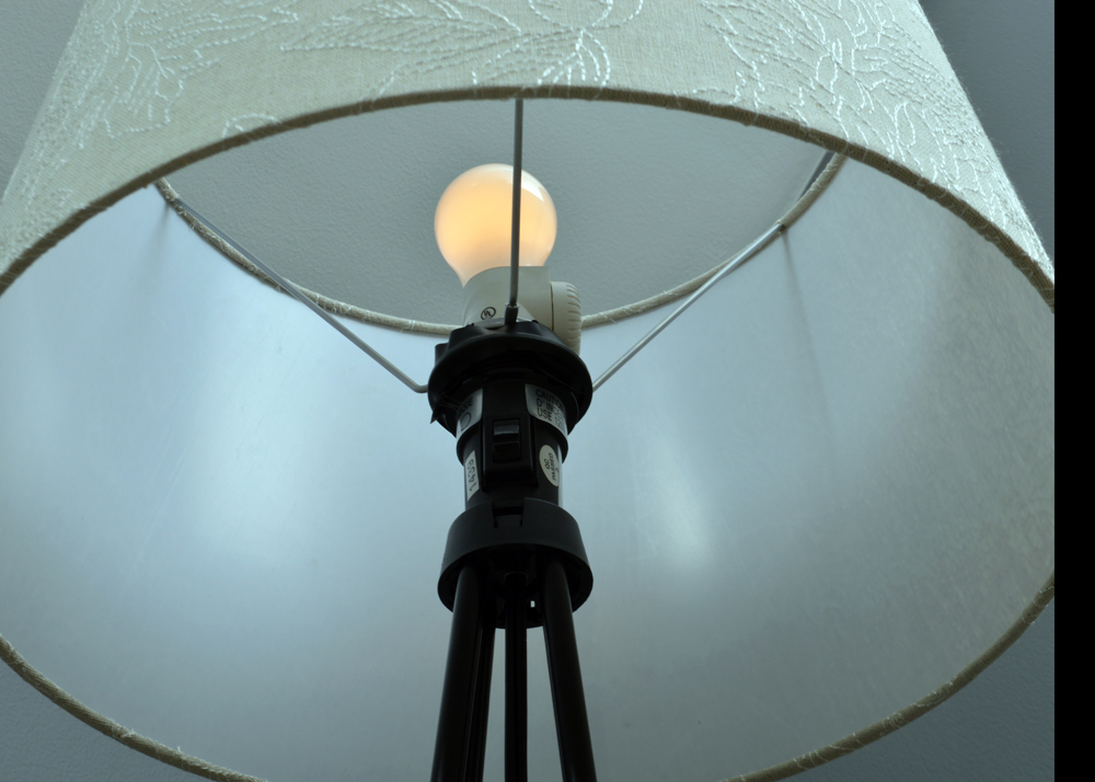 Contemporary Floor Lamp and Table Lamps