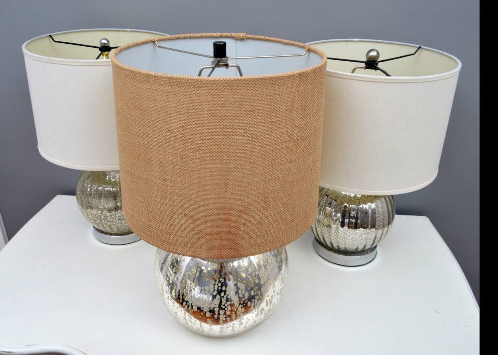 Mercury Glass Table Lamps